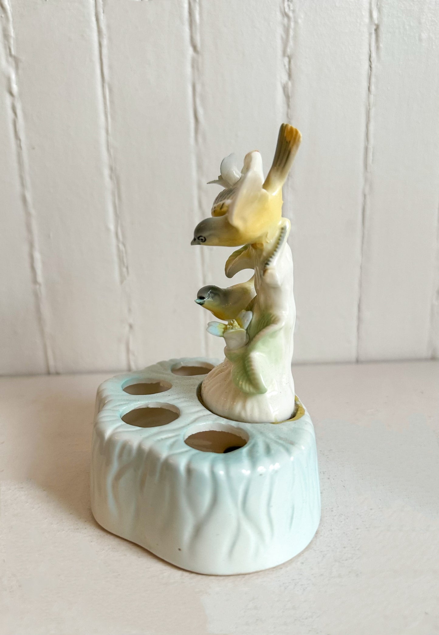 Vintage Blue Jay Blue Lipstick Holder