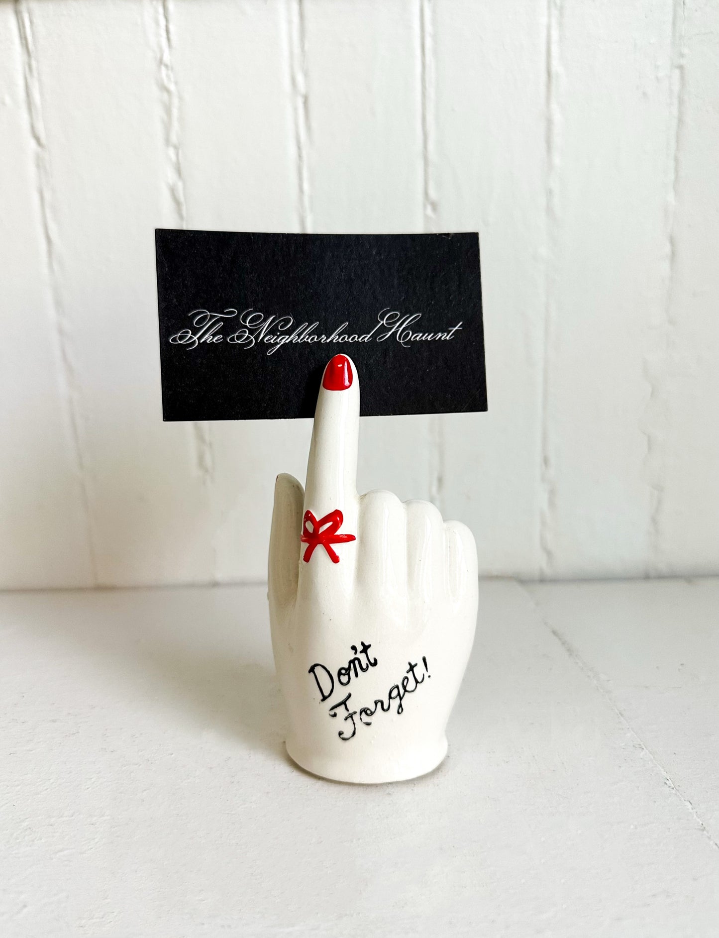 Vintage "Don't Forget!" Note Holder