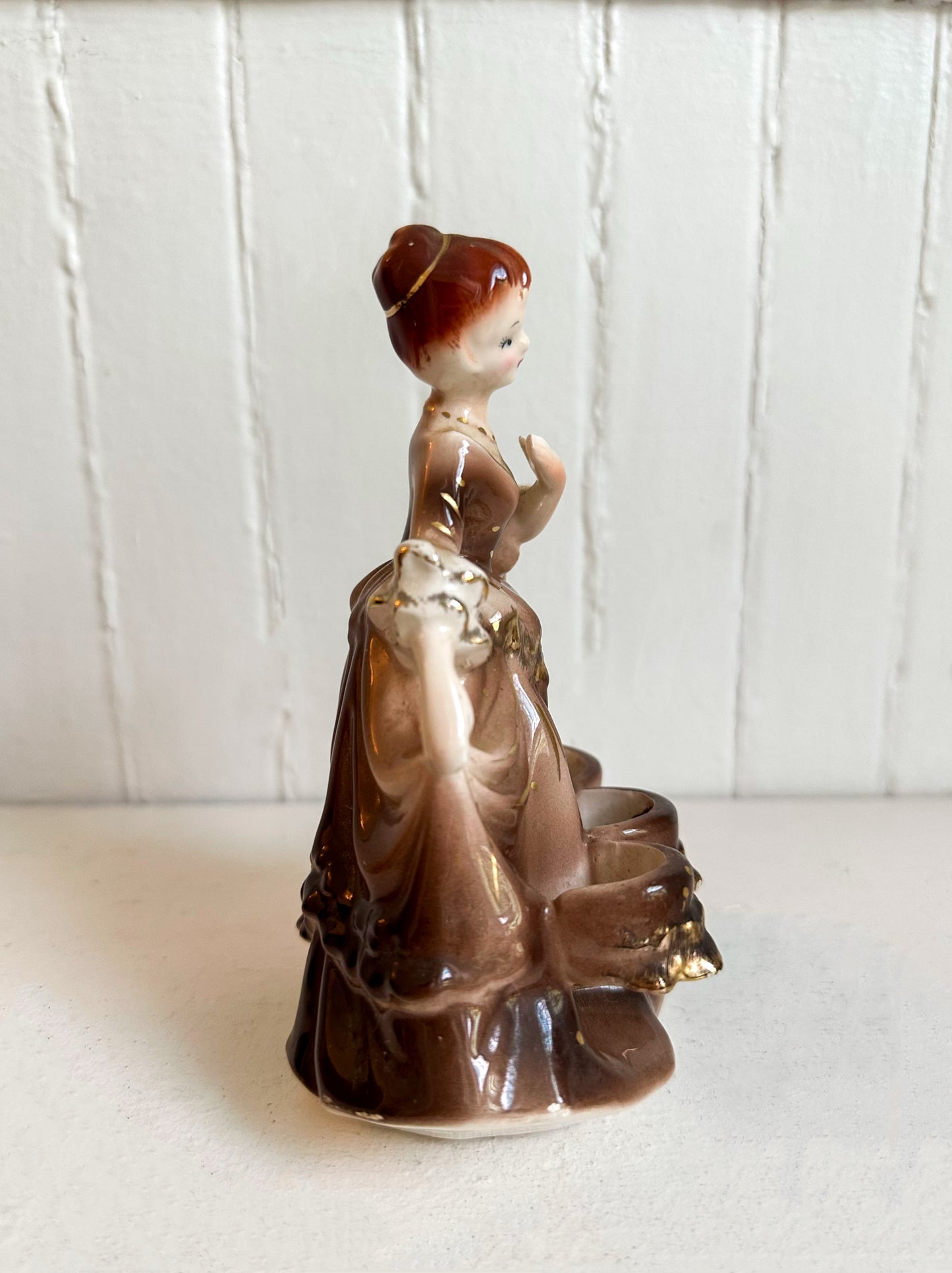 Vintage Victorian Lady Lipstick Holder