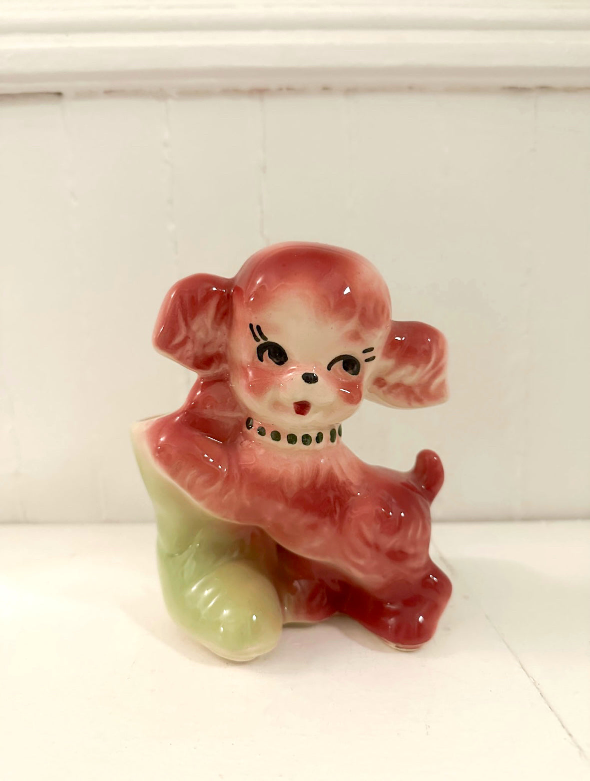 Vintage Puppy Dog Planter