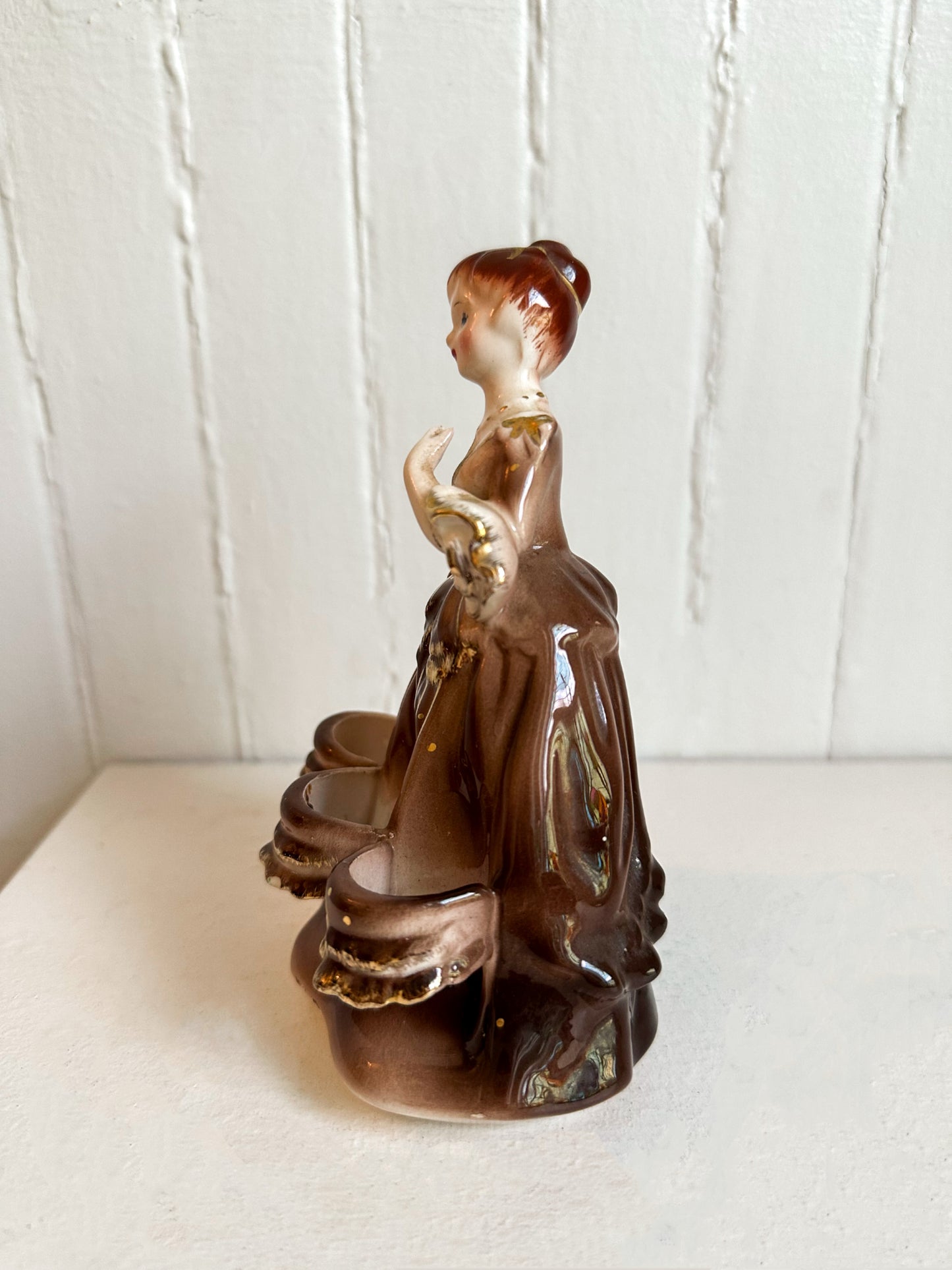 Vintage Victorian Lady Lipstick Holder