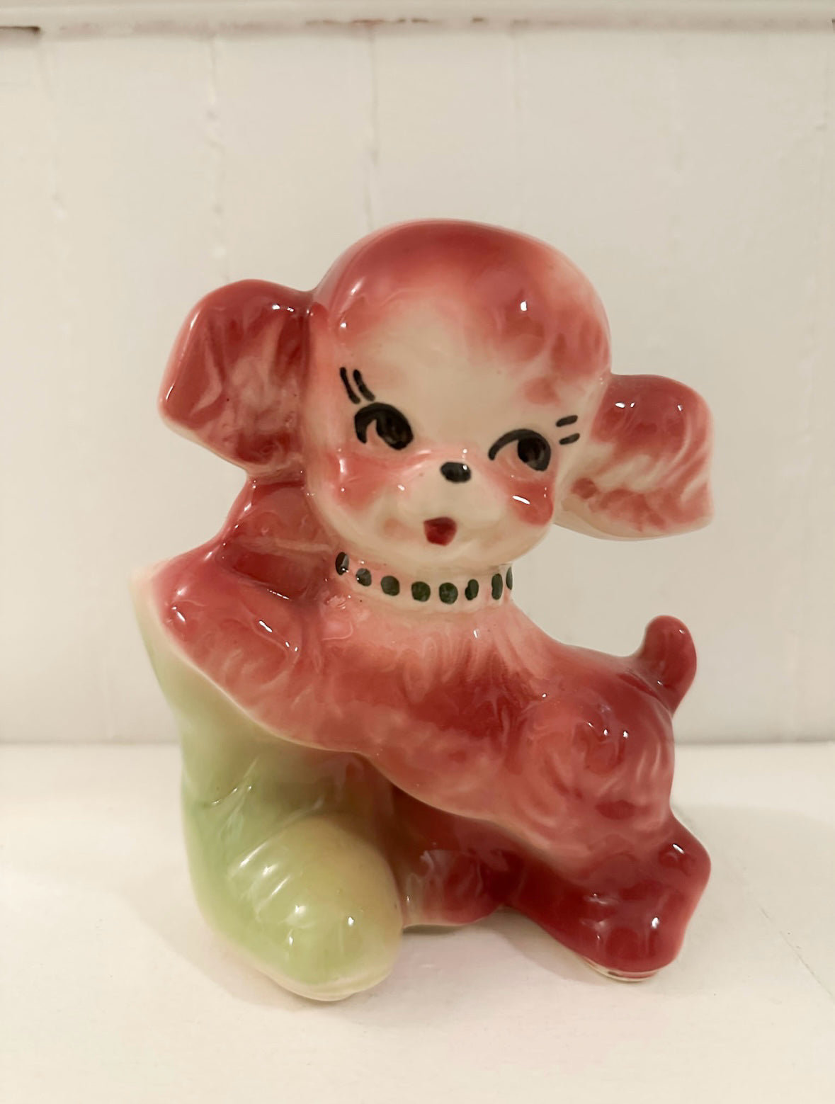 Vintage Puppy Dog Planter