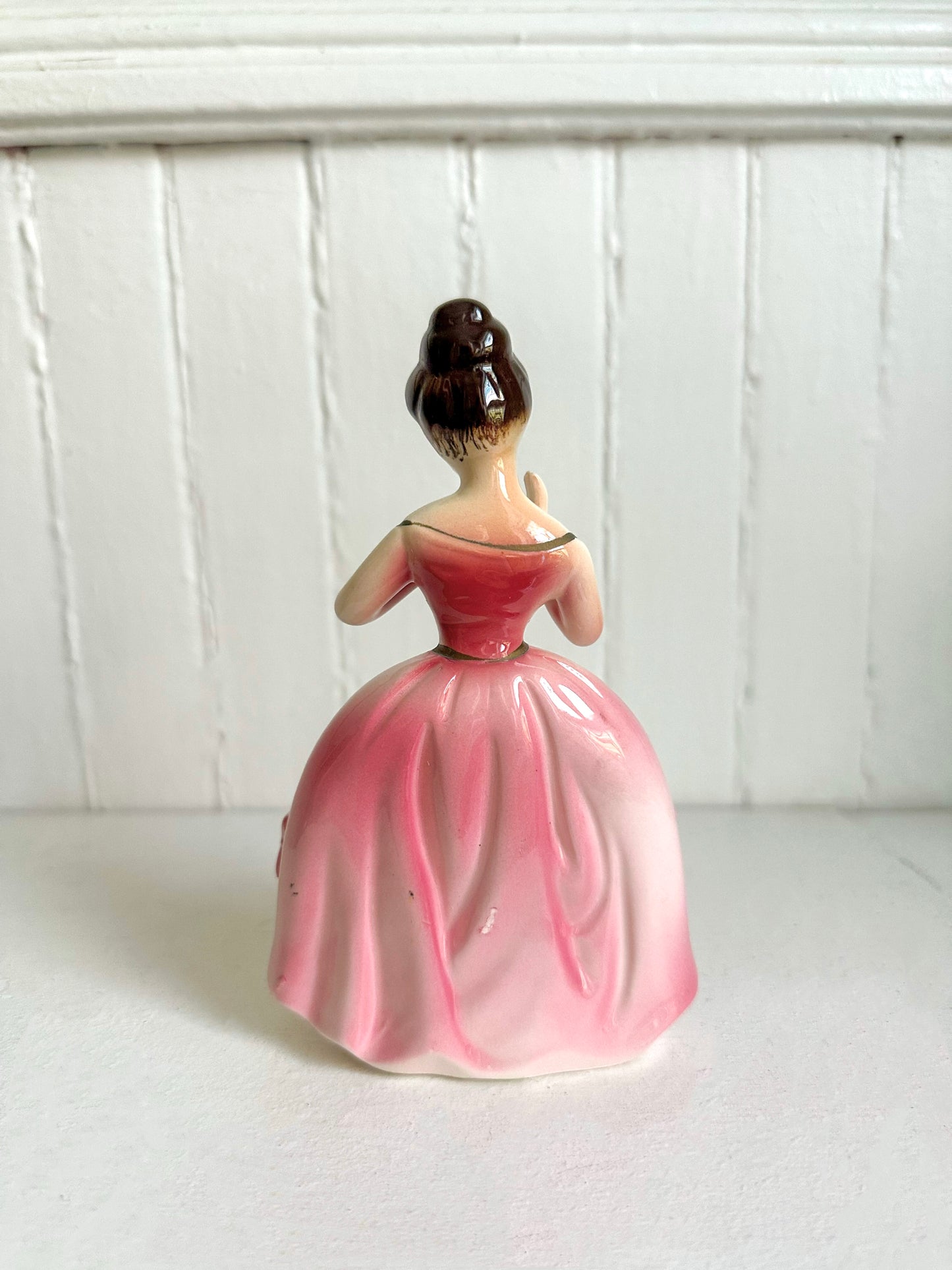 Vintage Victorian Lady Pink Lipstick Holder