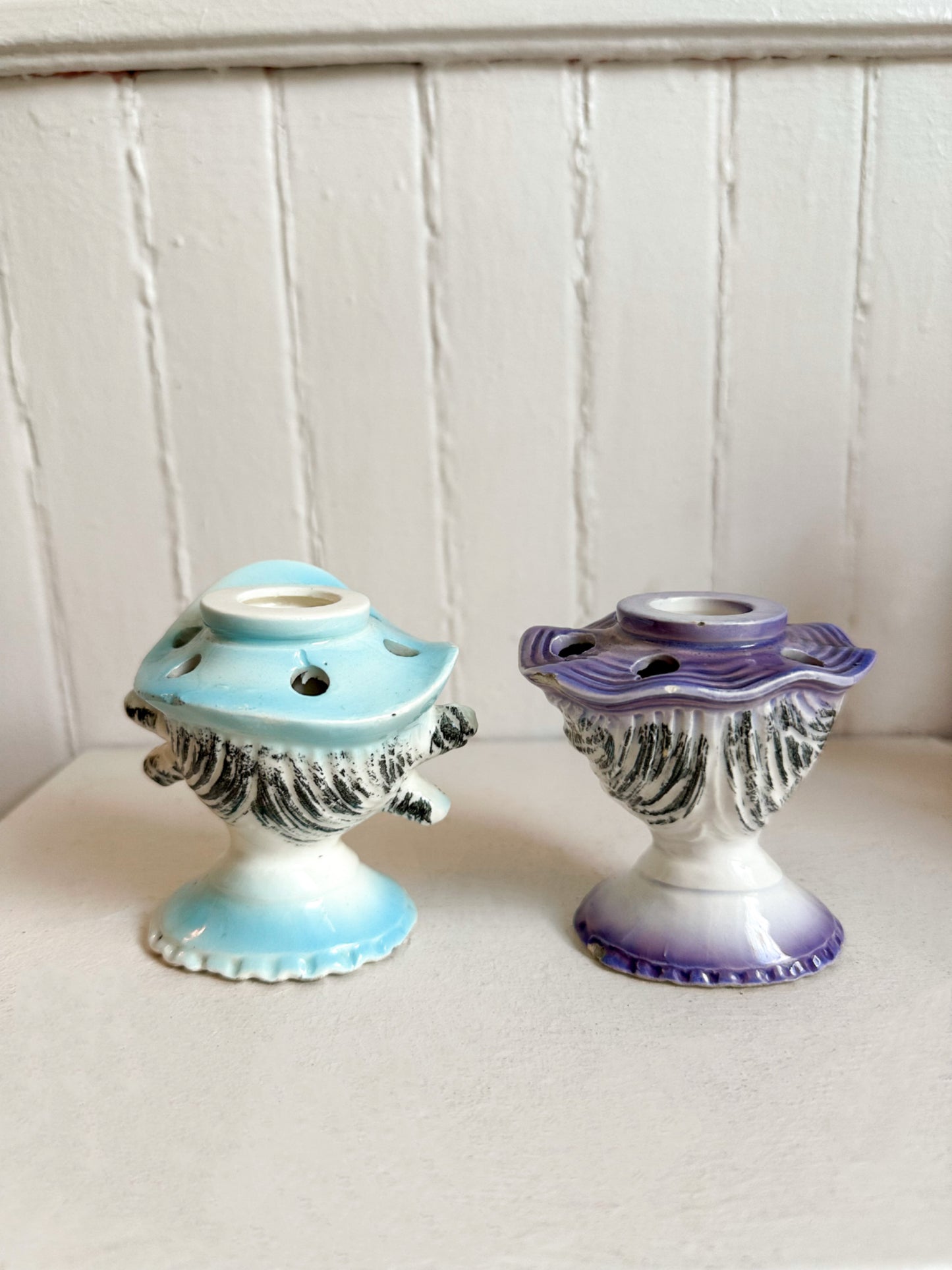 Vintage Holt Howard "Lil Ol Lace" Candle Holders
