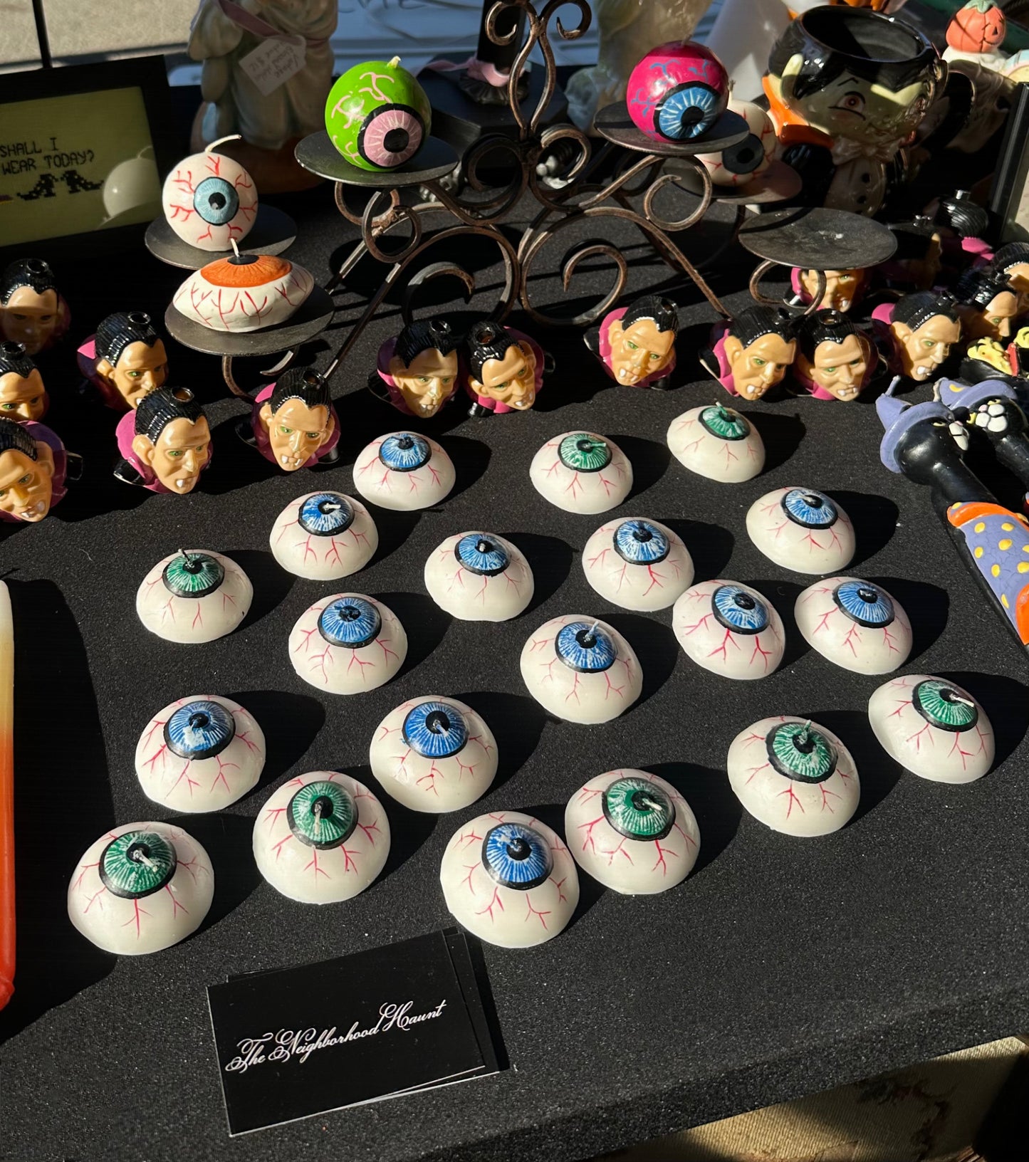 Vintage Floating Eyeball Candle