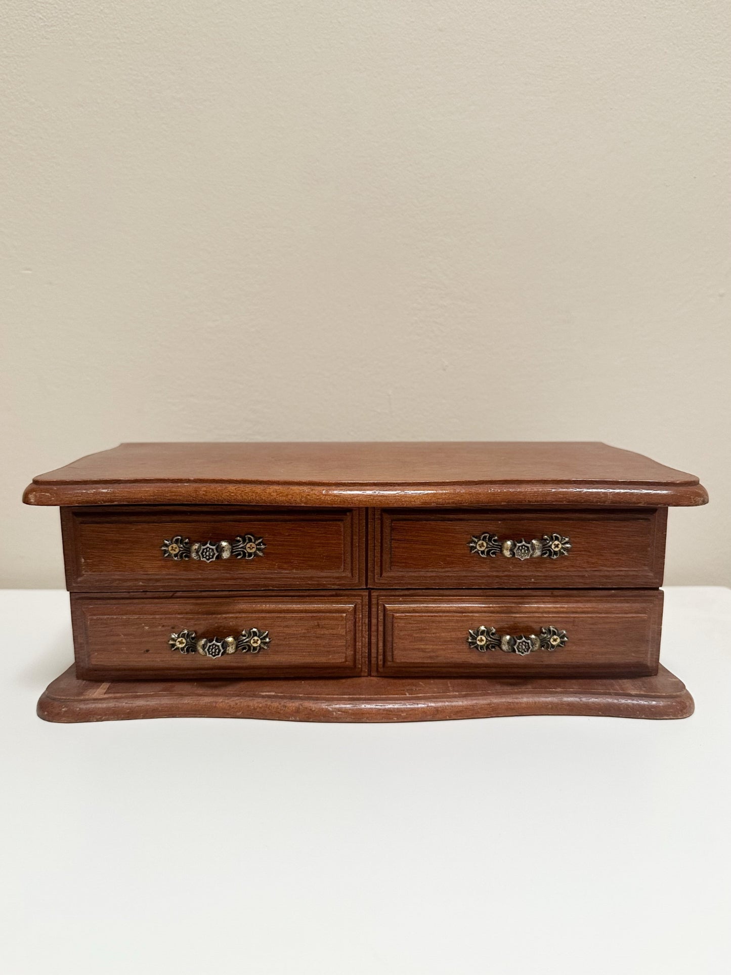 Vintage Wood Jewelry Box