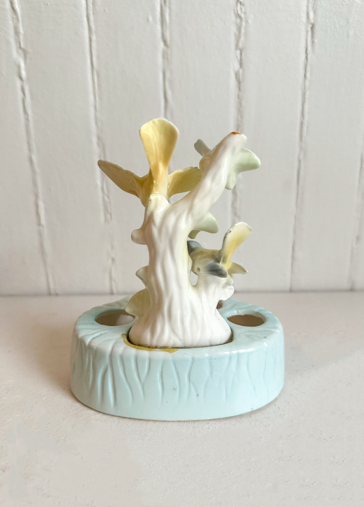 Vintage Blue Jay Blue Lipstick Holder