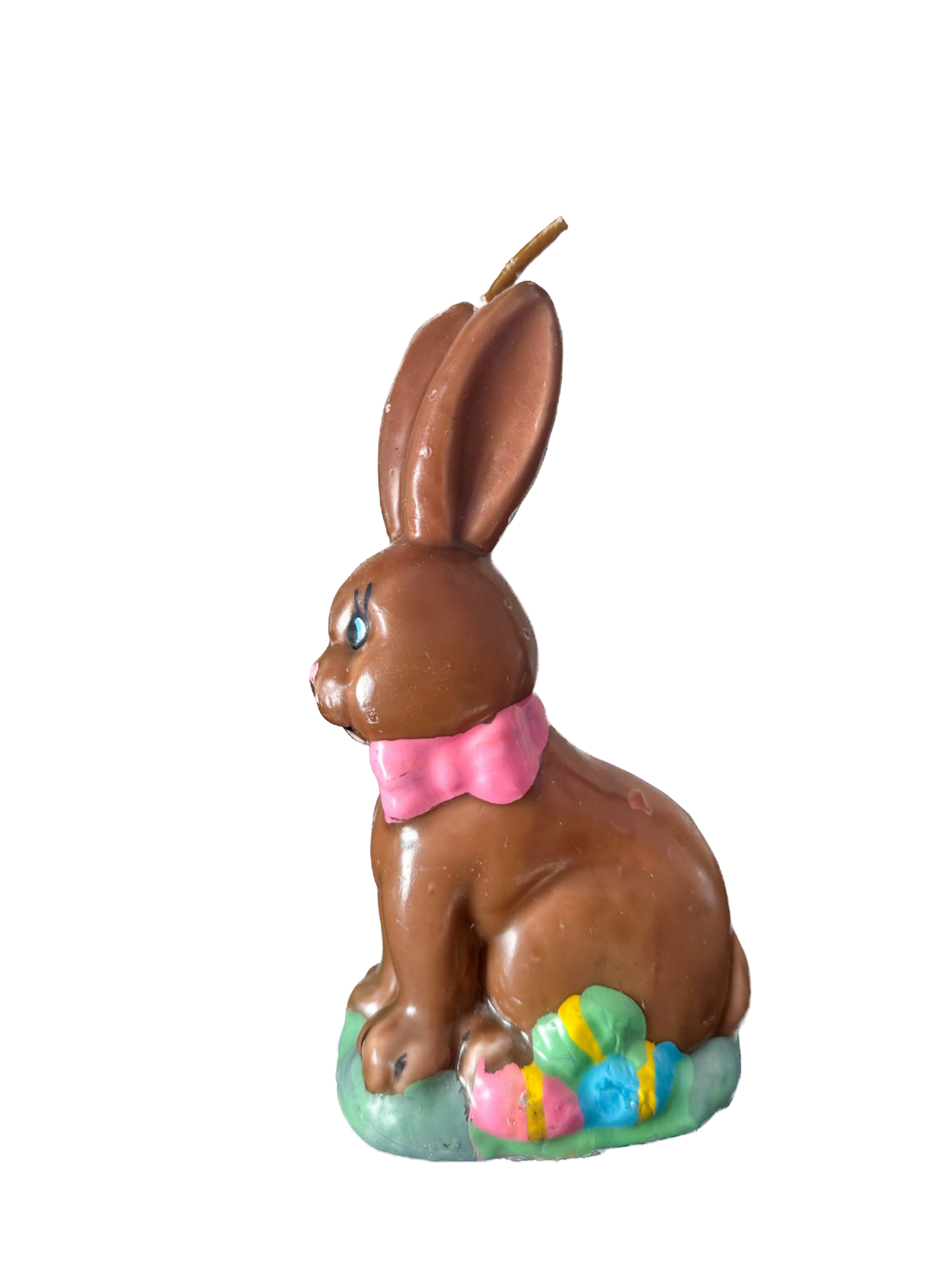 Vintage Chocolate Easter Bunny Candle