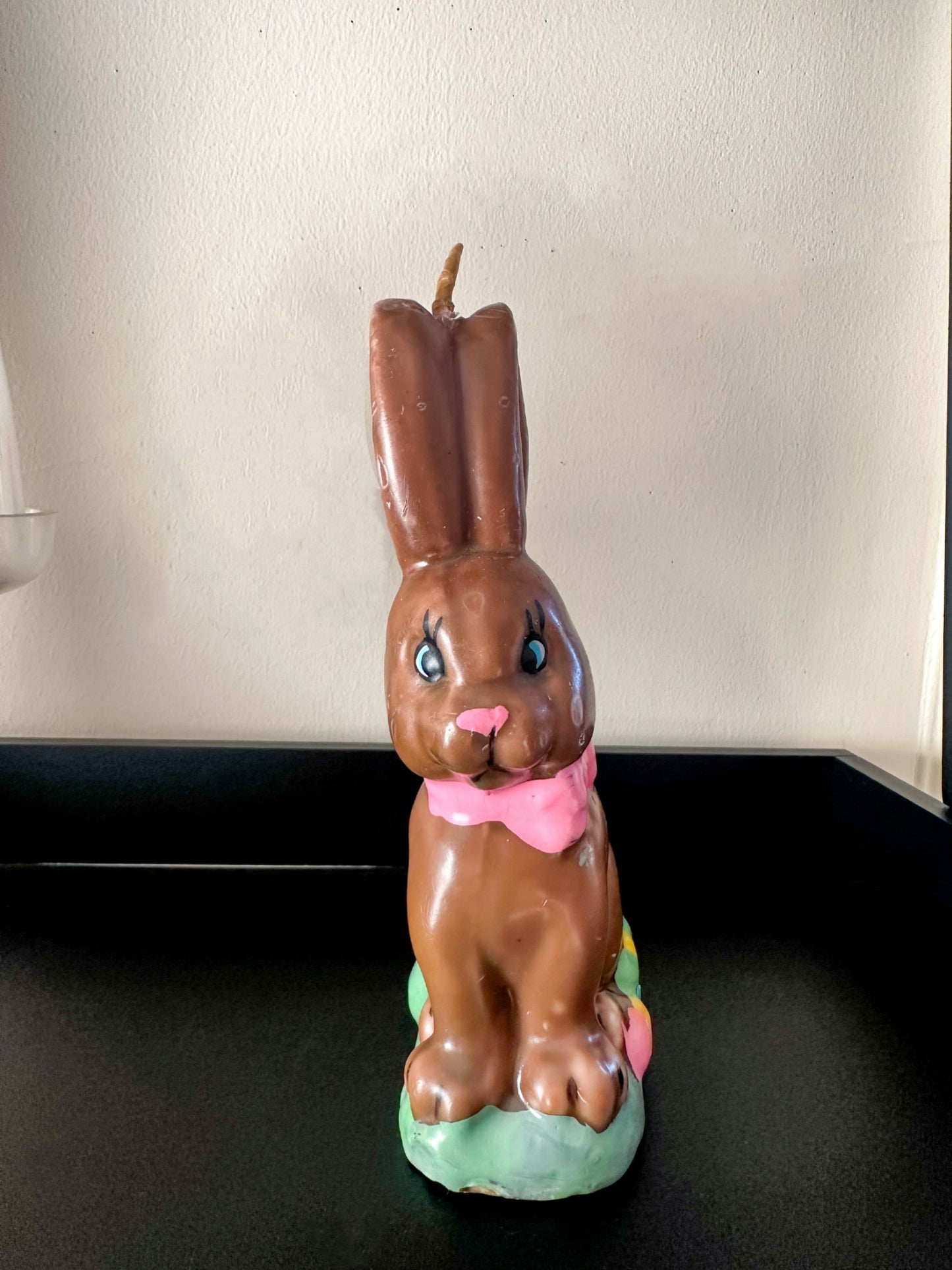 Vintage Chocolate Easter Bunny Candle
