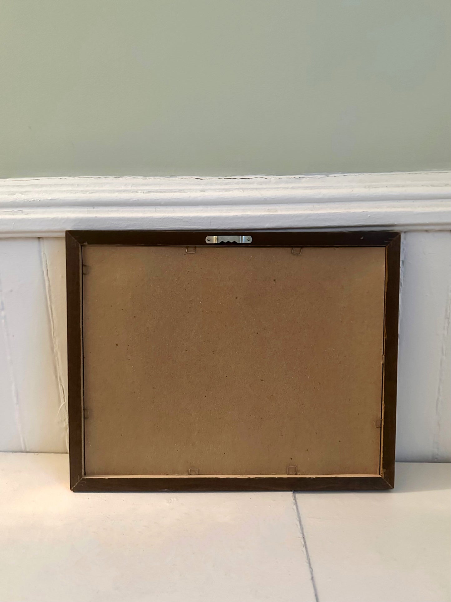 Vintage "Let Us Give Thanks" Framed Needlepoint