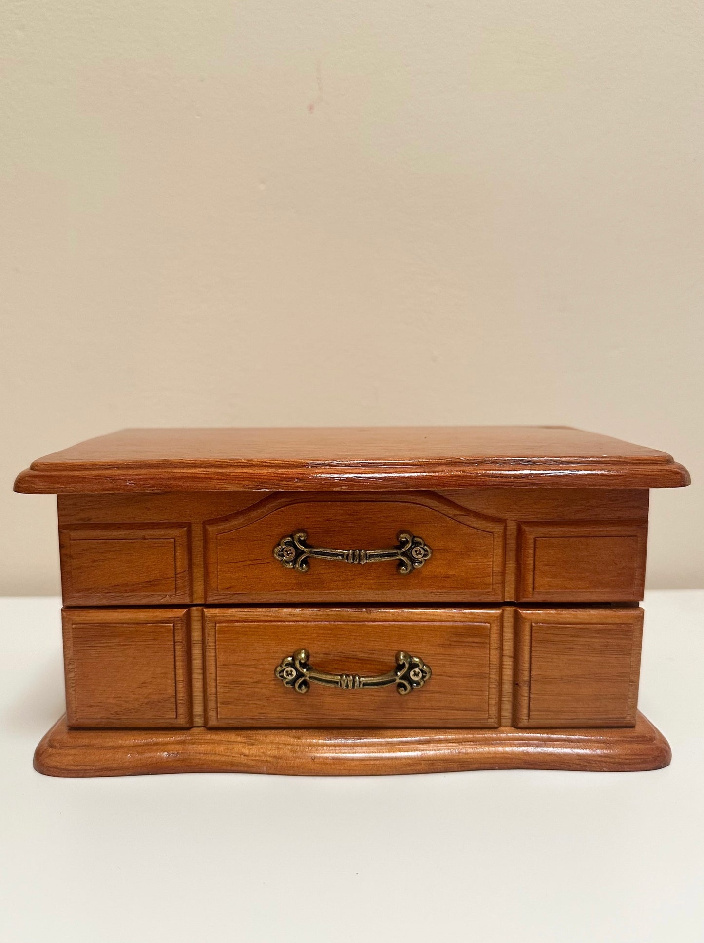 Vintage Wood Jewelry Box