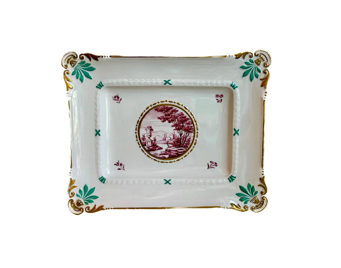 Vintage Italian Porcelain Plate