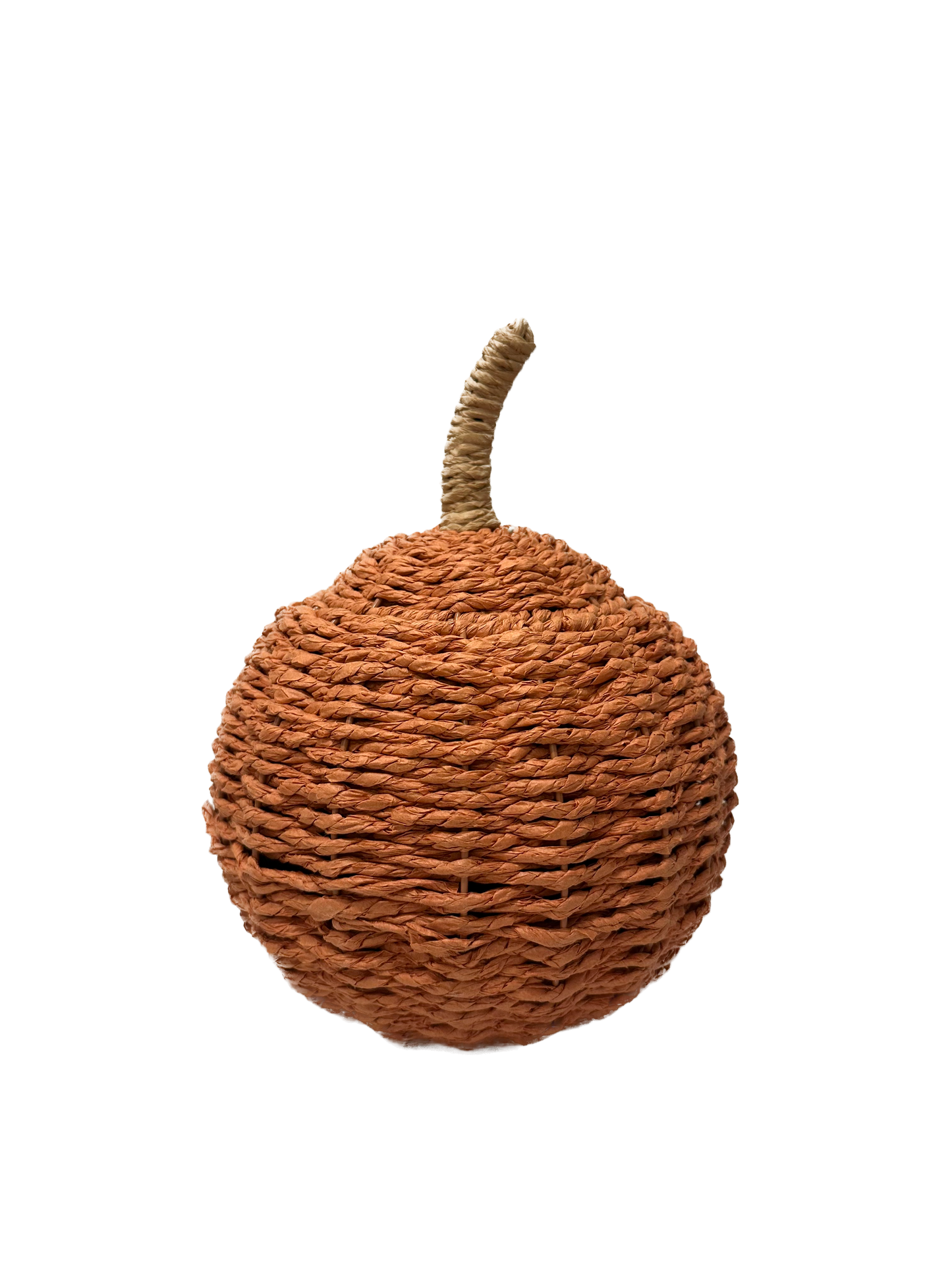 Vintage Wicker Pumpkin Basket