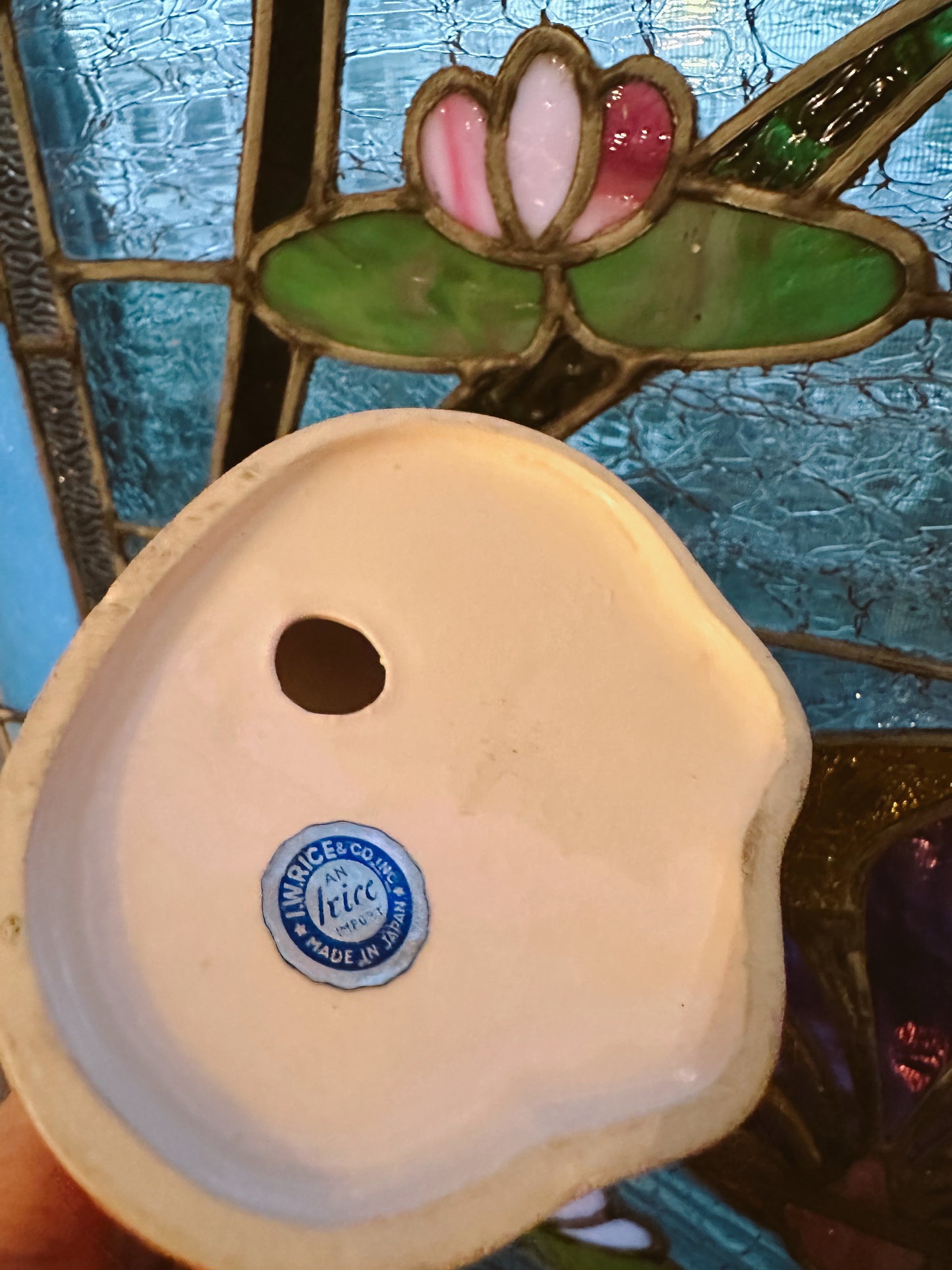 Vintage Blue Jay Lipstick Holder