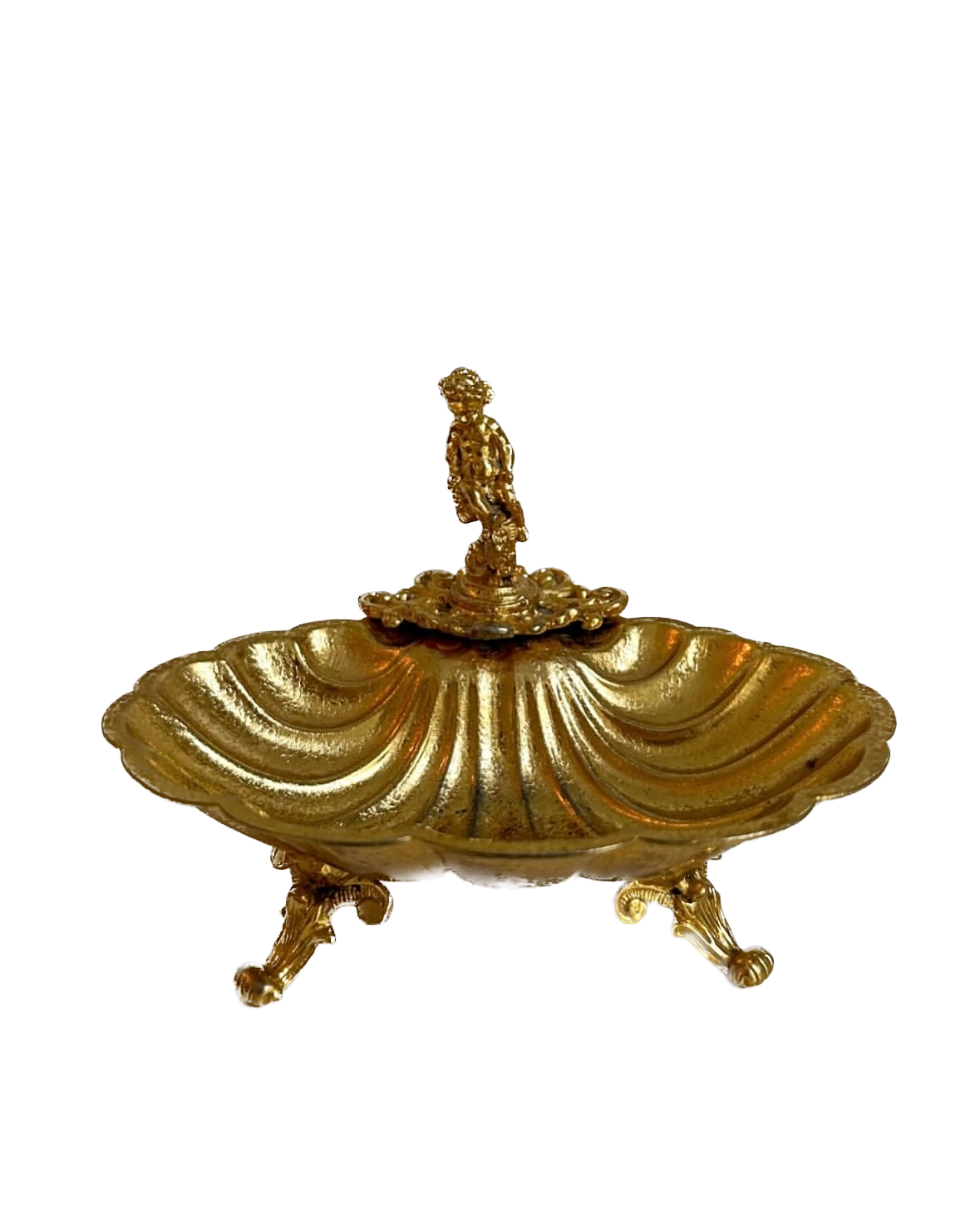 Gold Cherub Shell Dish