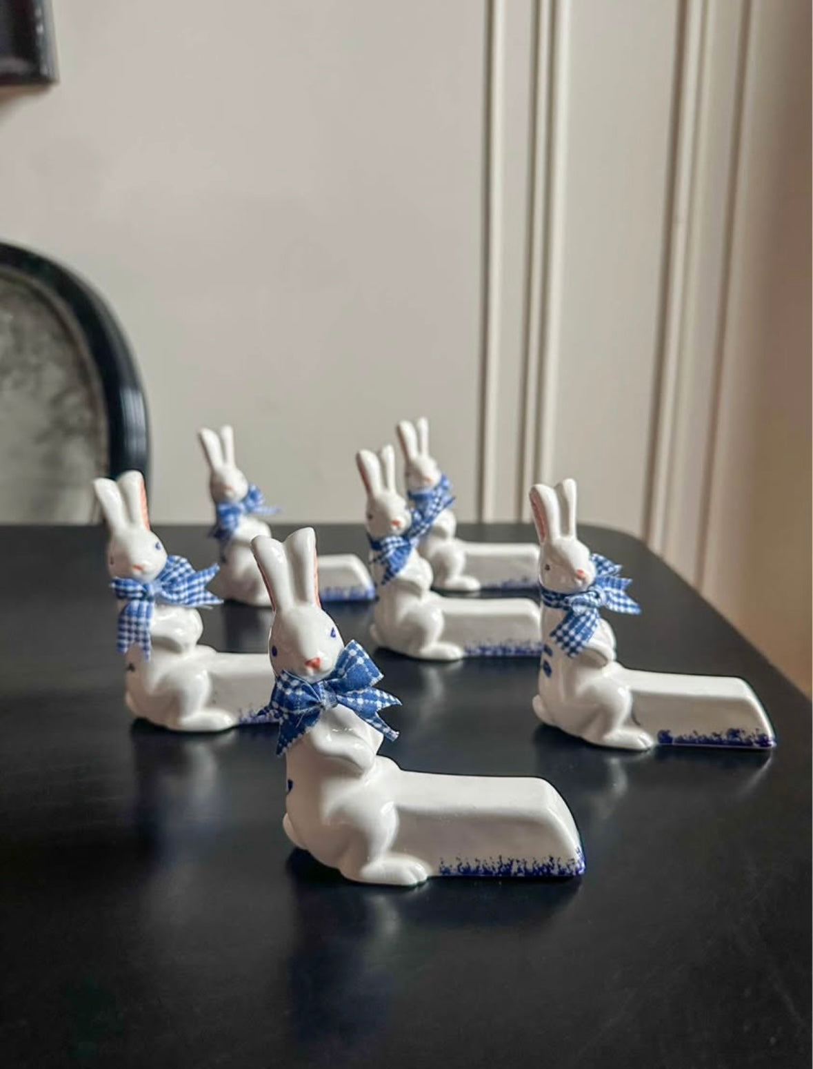 Vintage Rabbit Place Card Holders