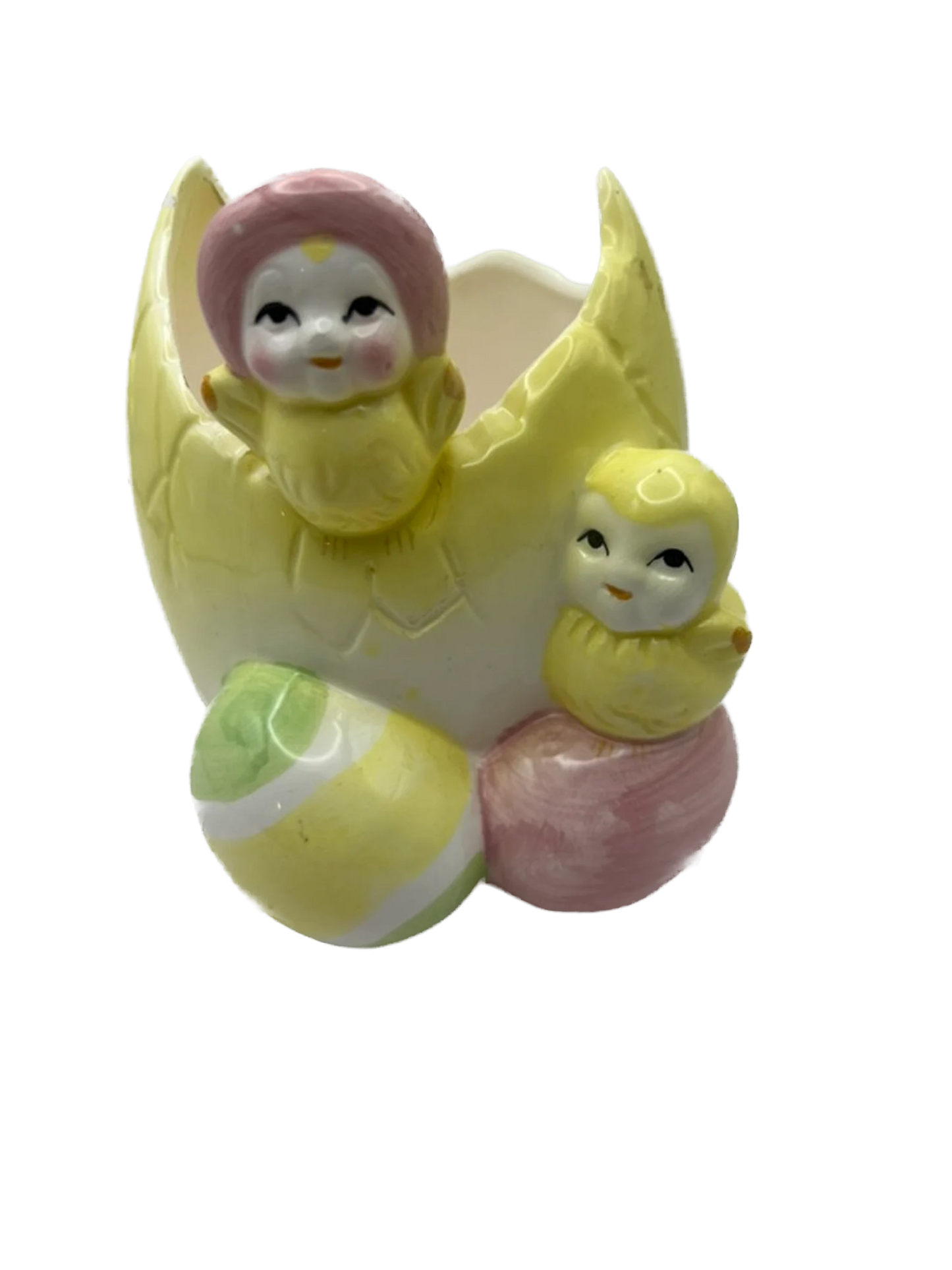 Vintage Easter Chick Planter