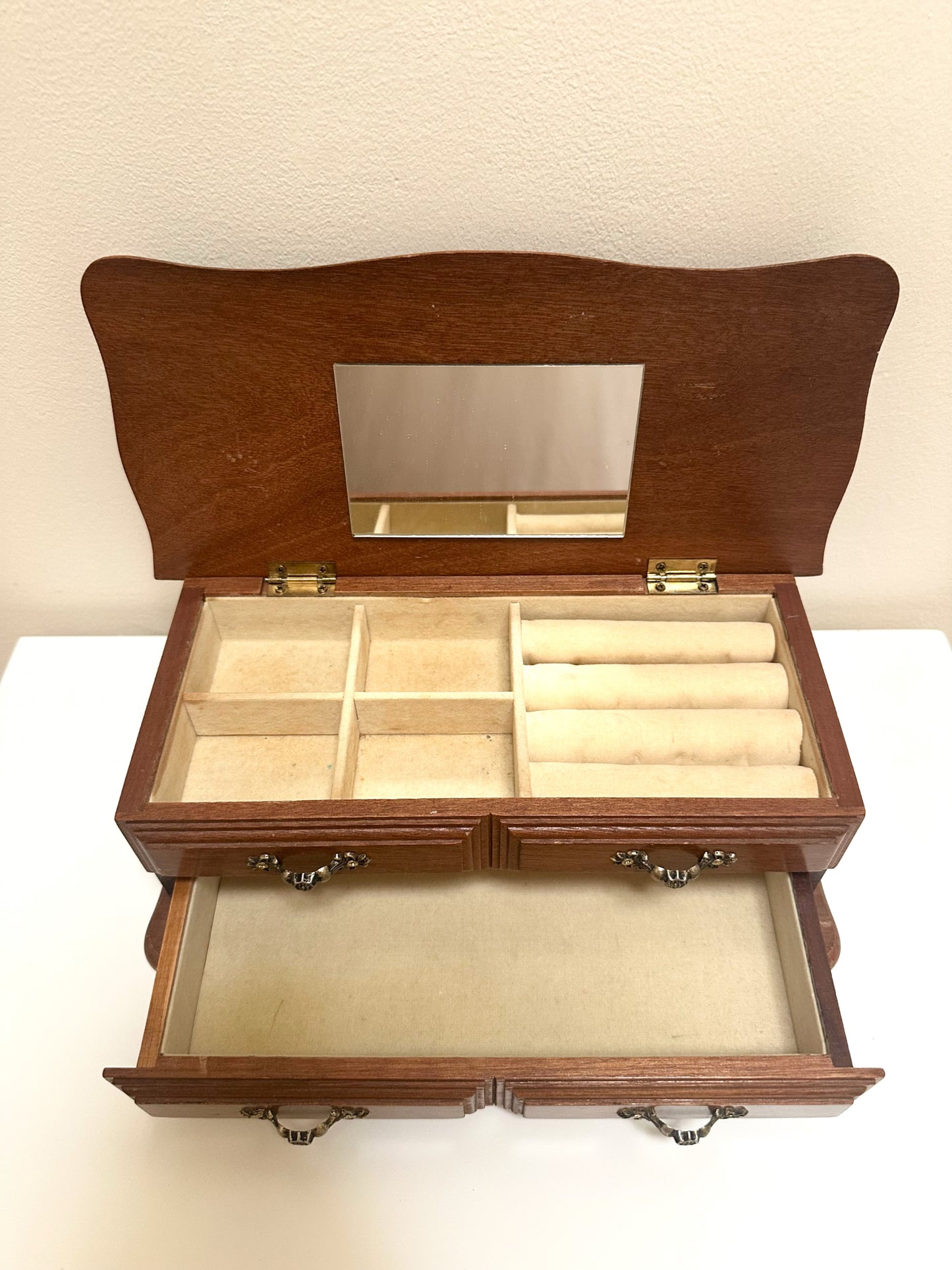 Vintage Wood Jewelry Box