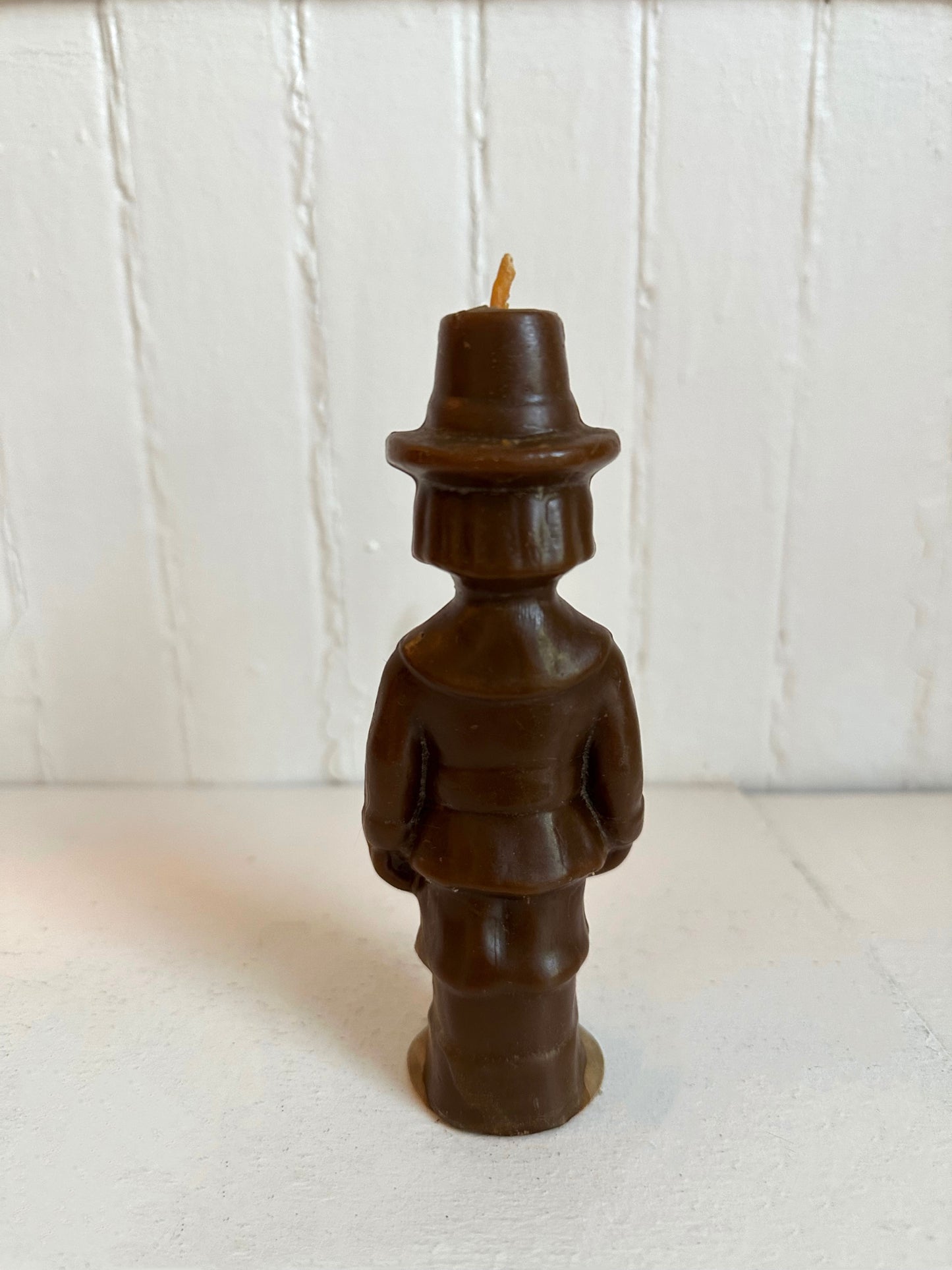 Vintage Gurley Thanksgiving Pilgrim Candle