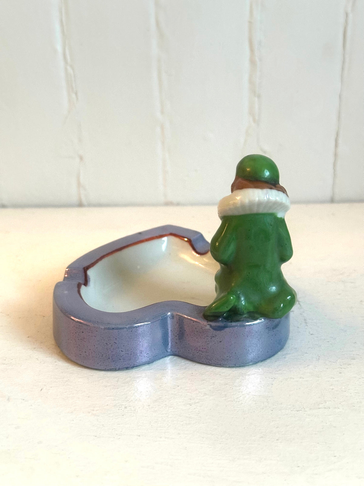Vintage Pierrot Clown Heart Ashtray