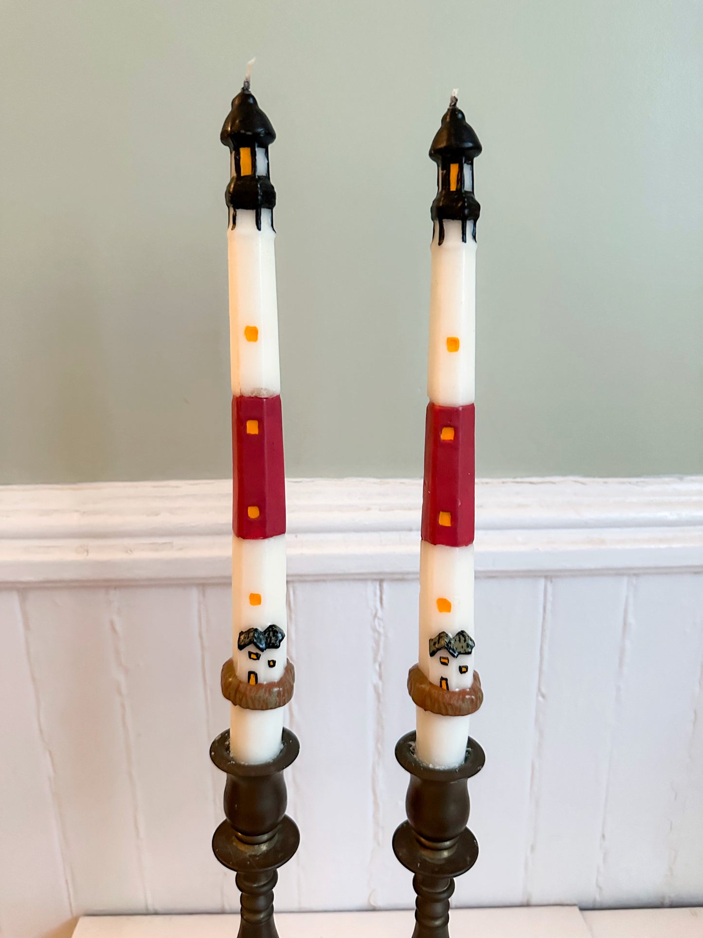 Vintage Lighthouse Taper Candles