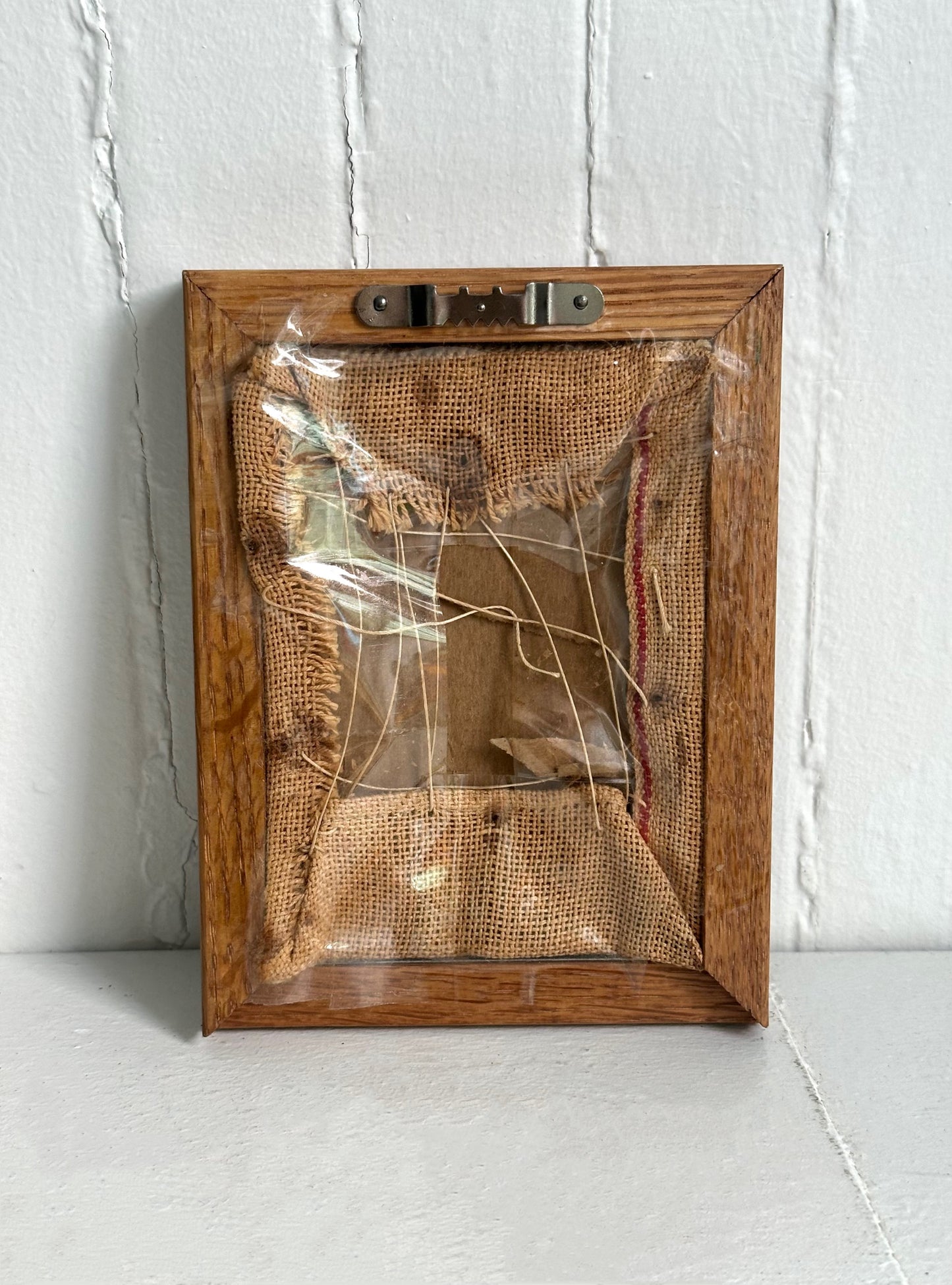 Vintage Small Bird Framed Needlepoint