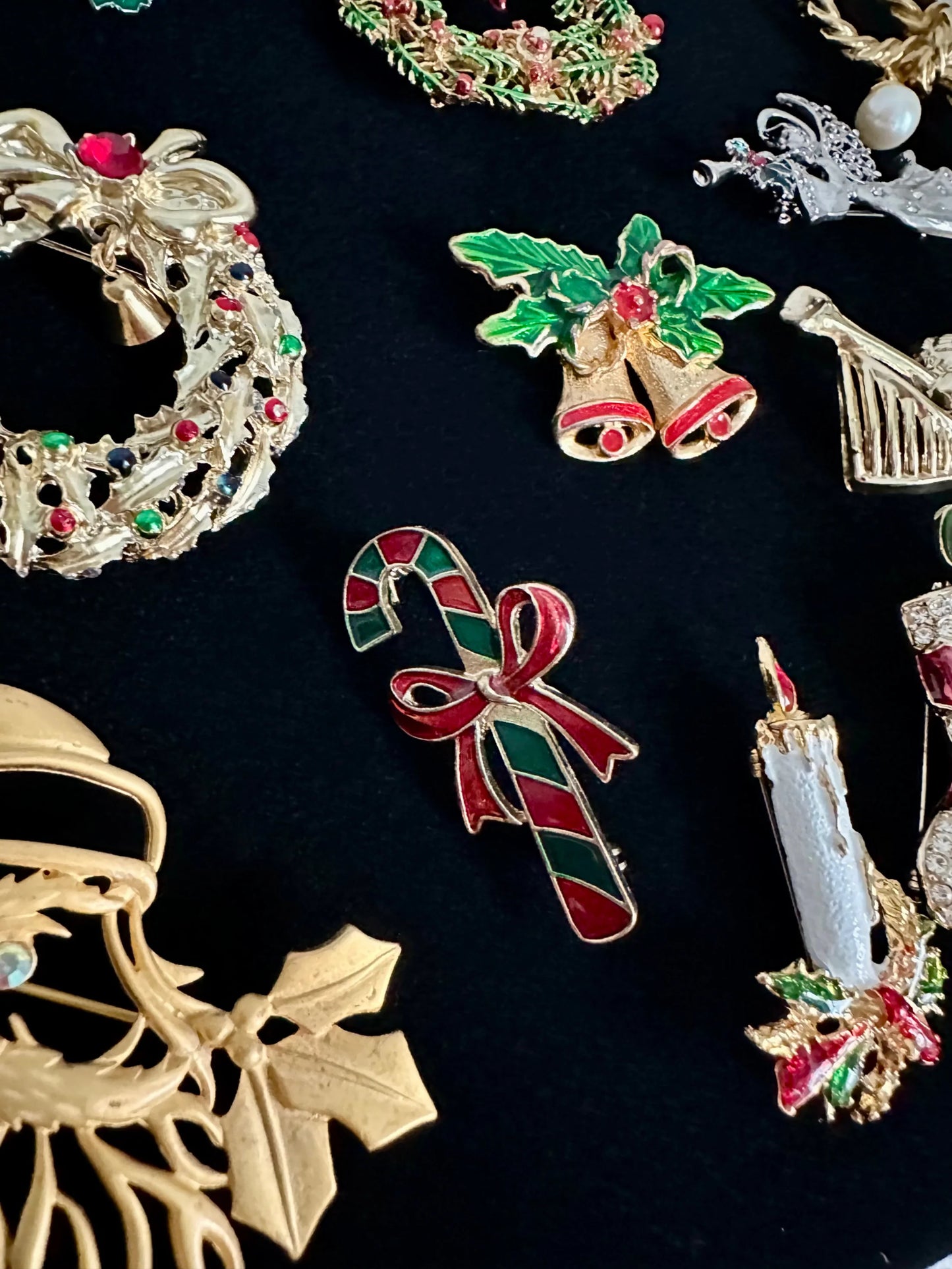 Vintage Candy Cane Pin