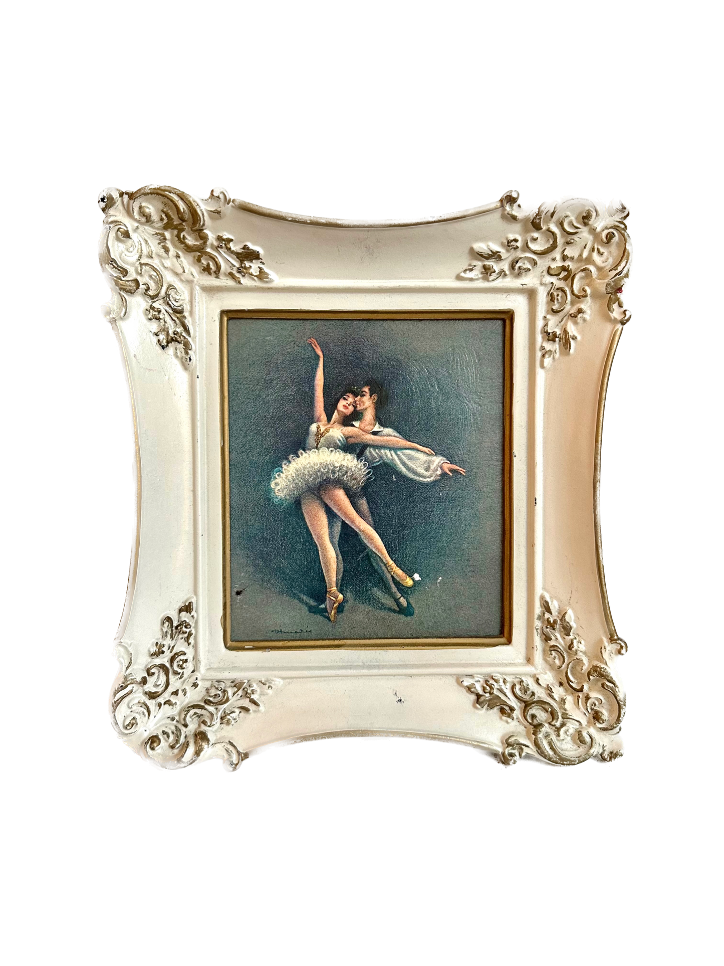 Vintage Ballerina Framed Print