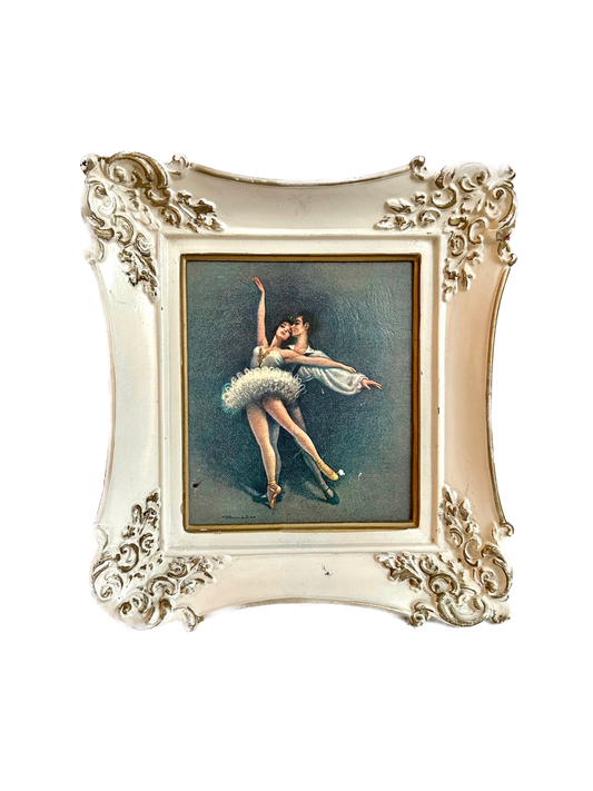 Vintage Ballerina Framed Print