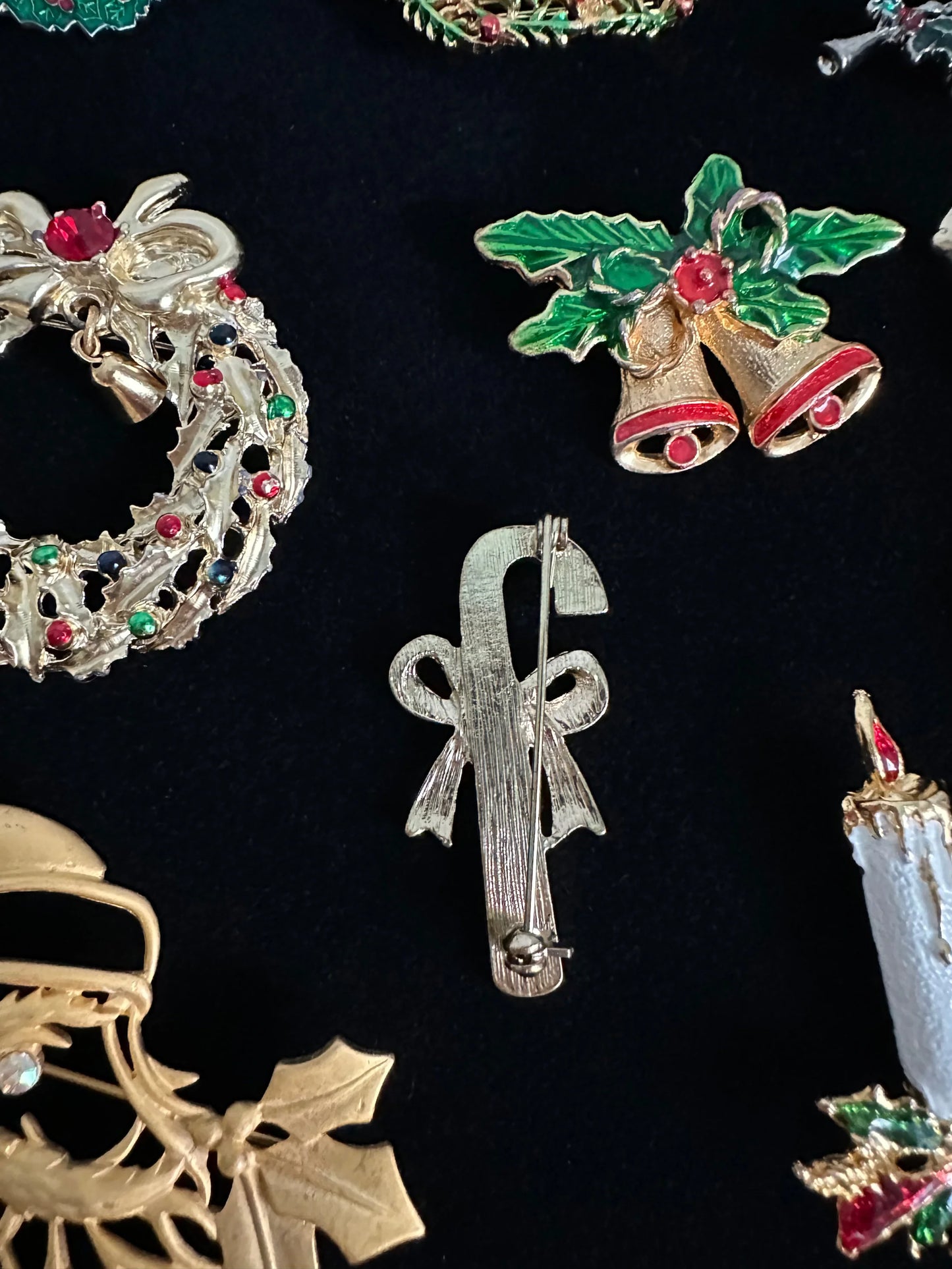 Vintage Candy Cane Pin