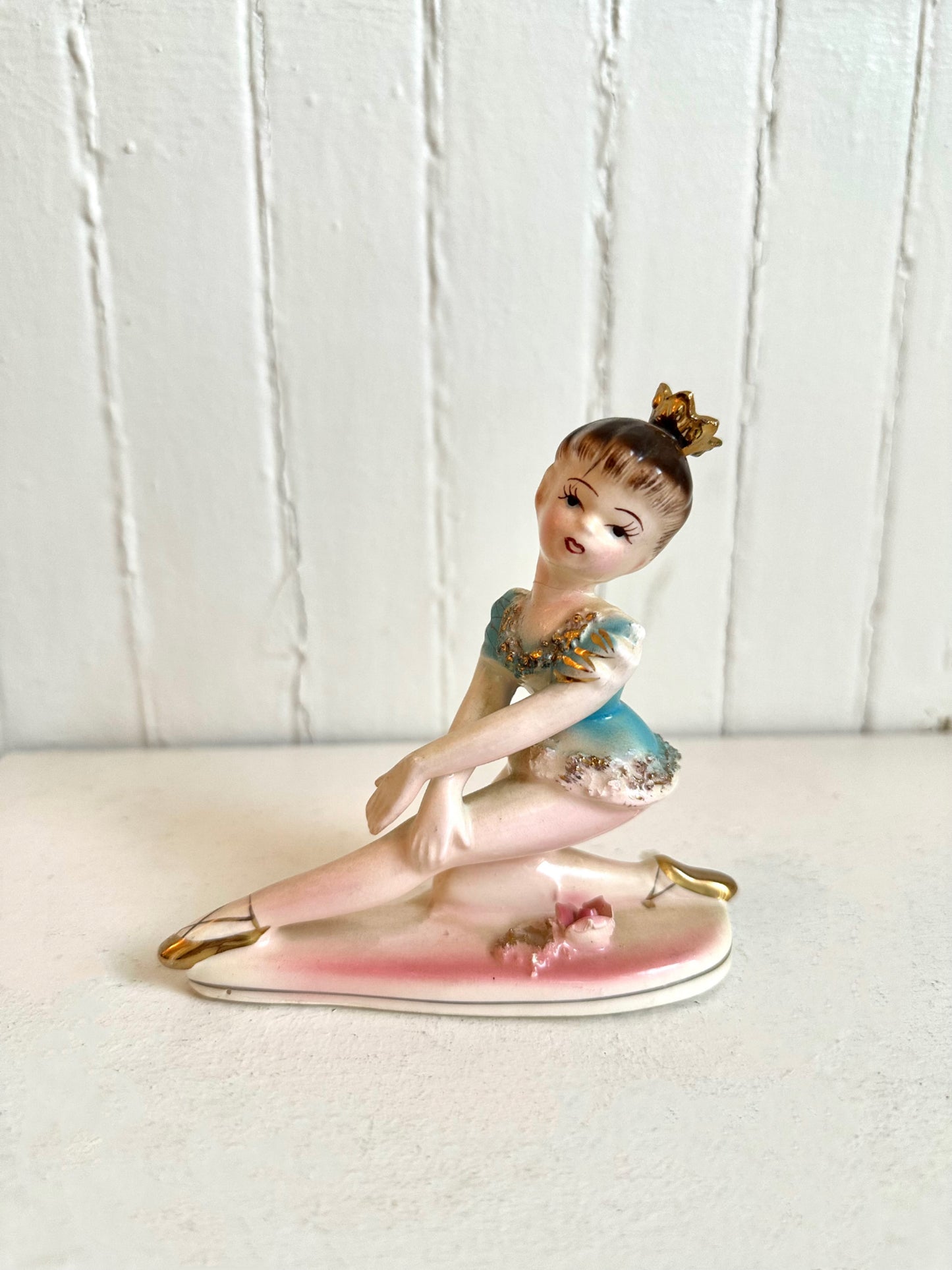 Vintage Ballerina Ceramic Figurine