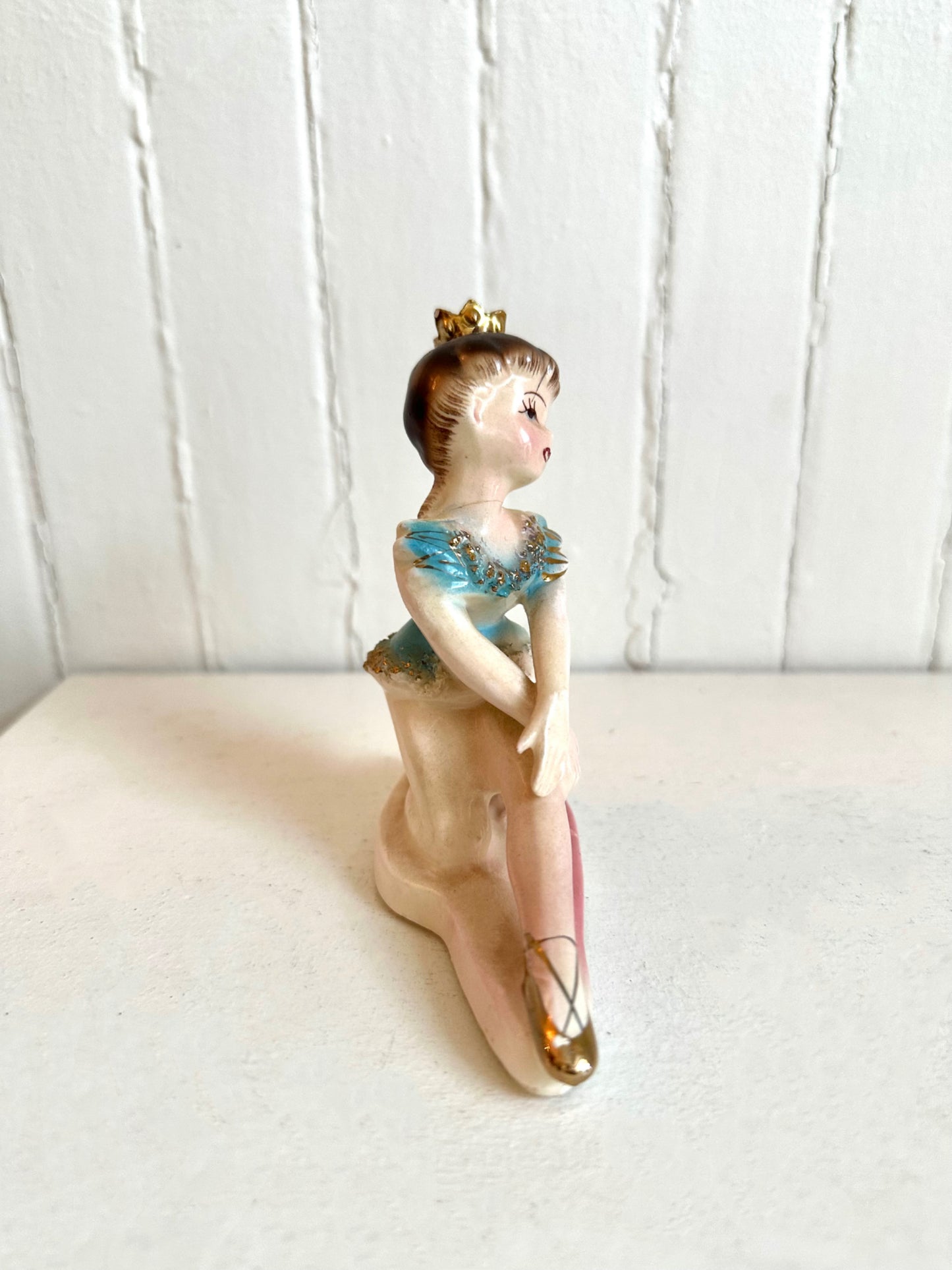 Vintage Ballerina Ceramic Figurine