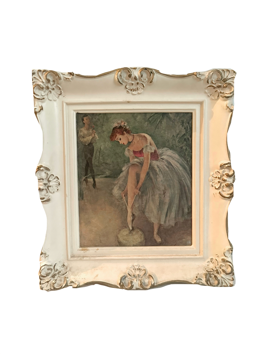 Vintage Ballerina Framed Print