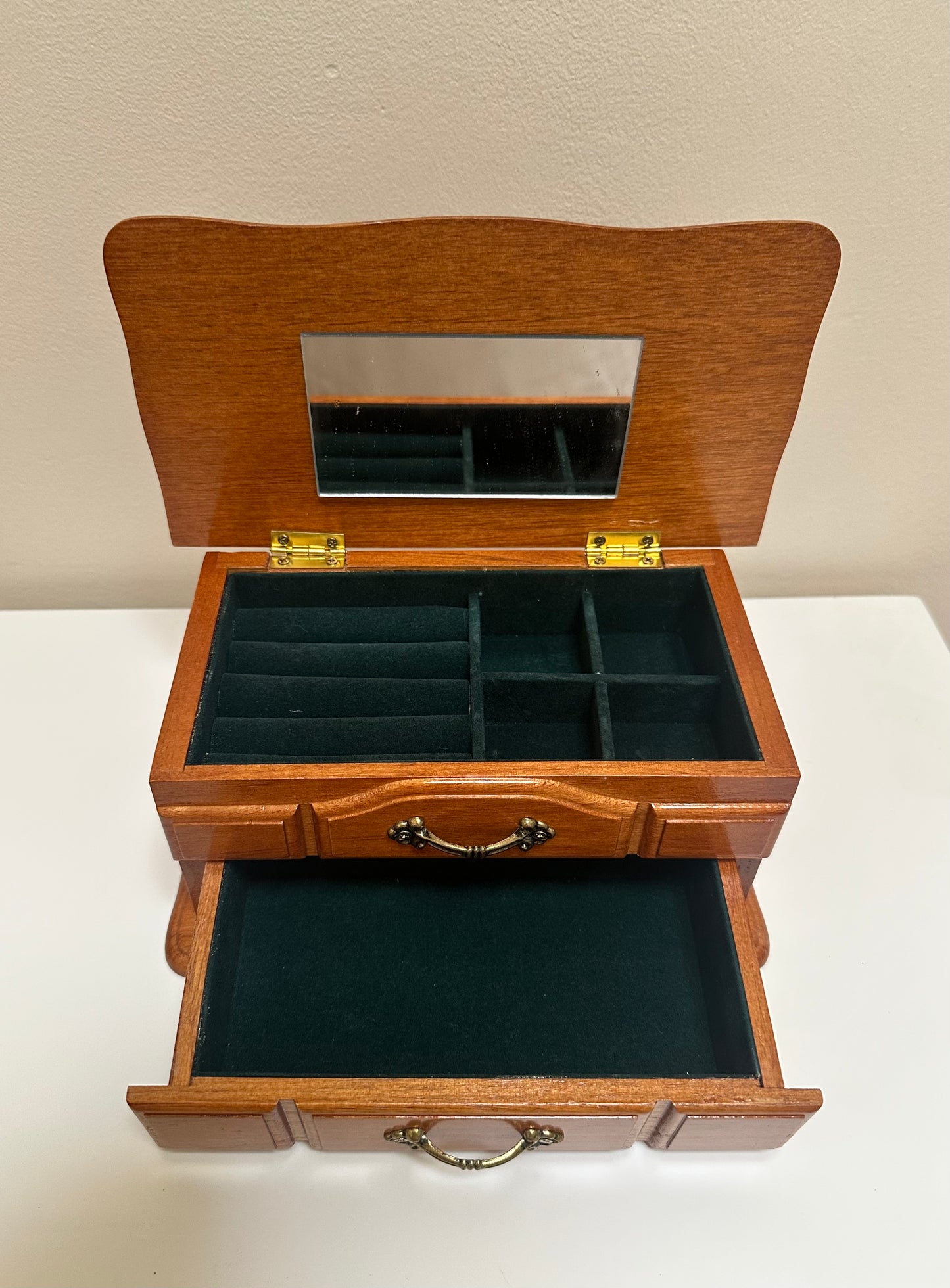 Vintage Wood Jewelry Box