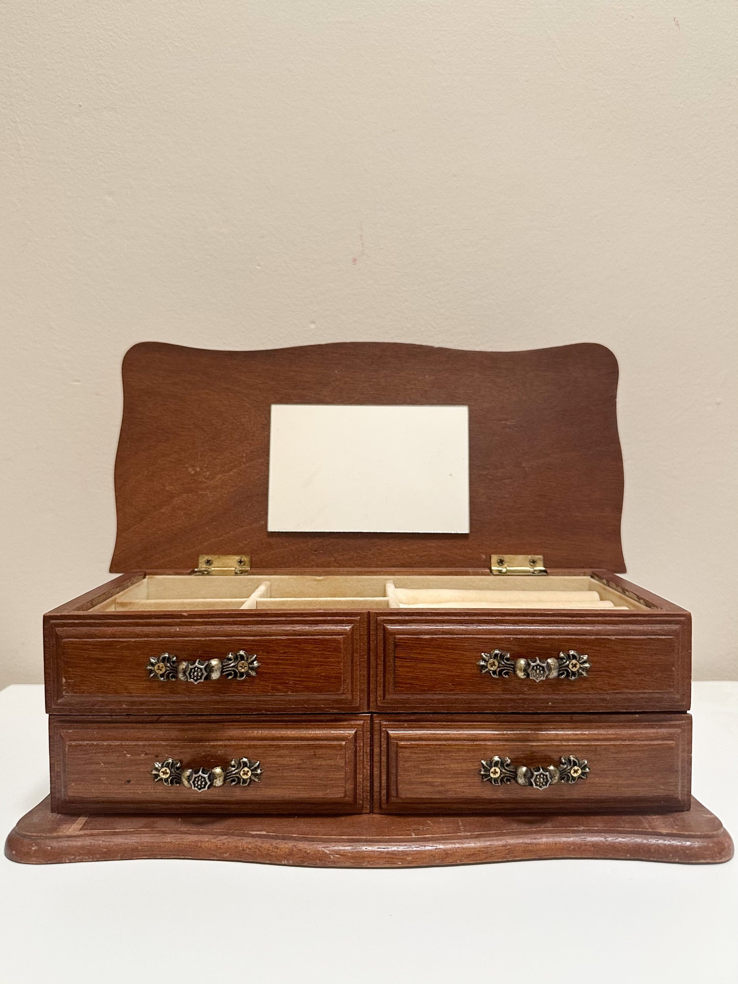 Vintage Wood Jewelry Box