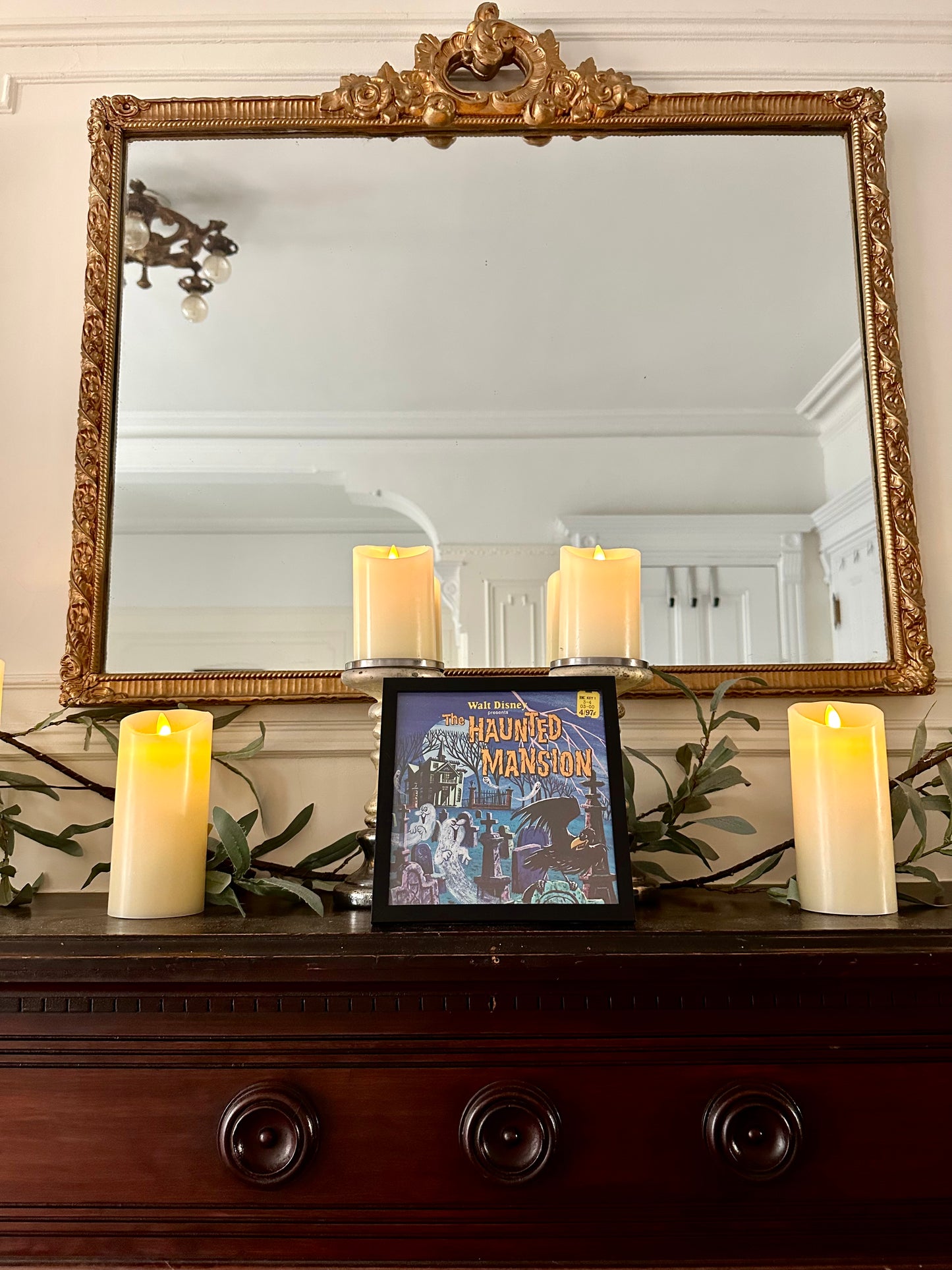 "The Haunted Mansion" Framed 1970 Book Cover