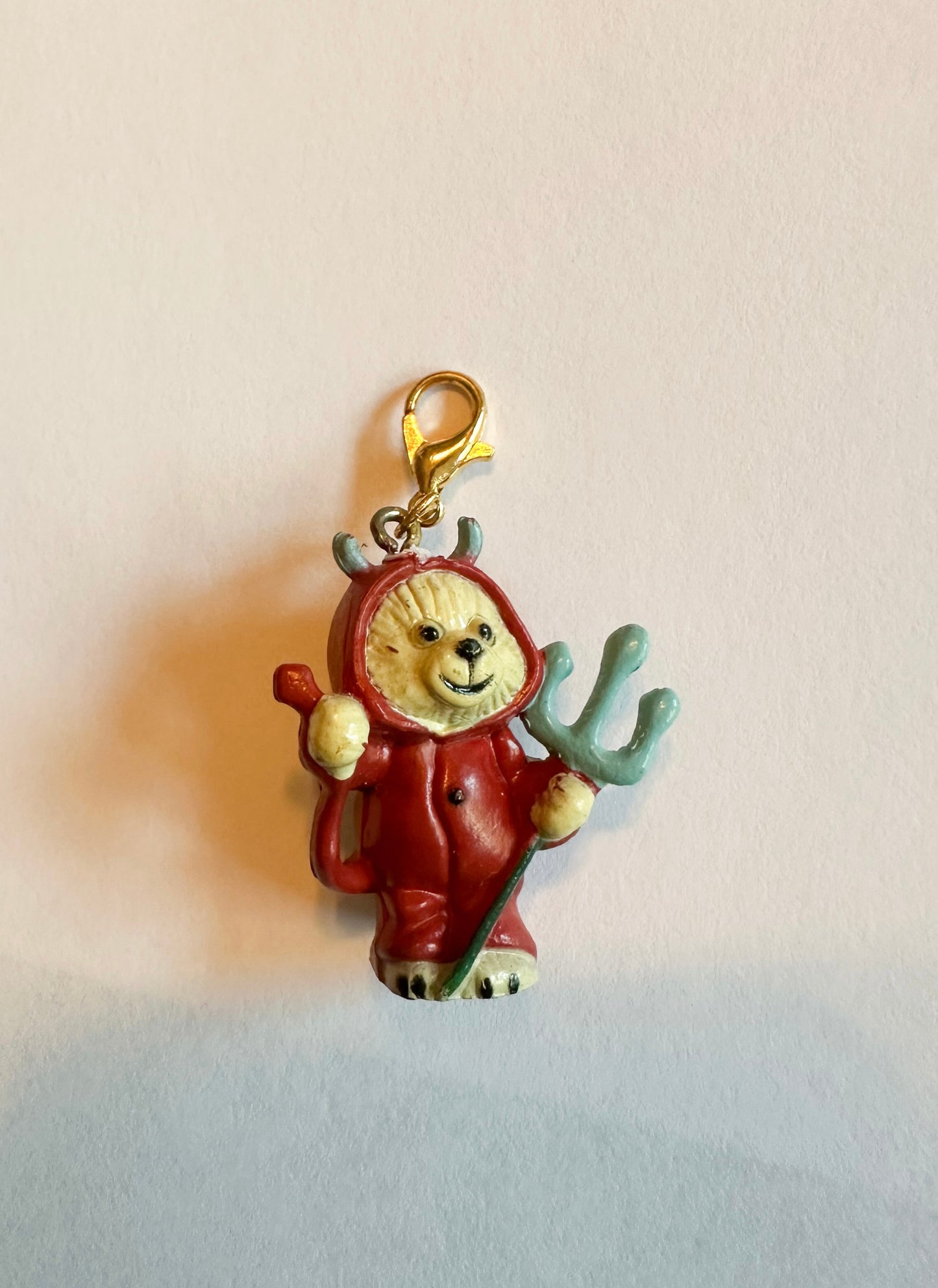 Vintage Halloween Bear Charm