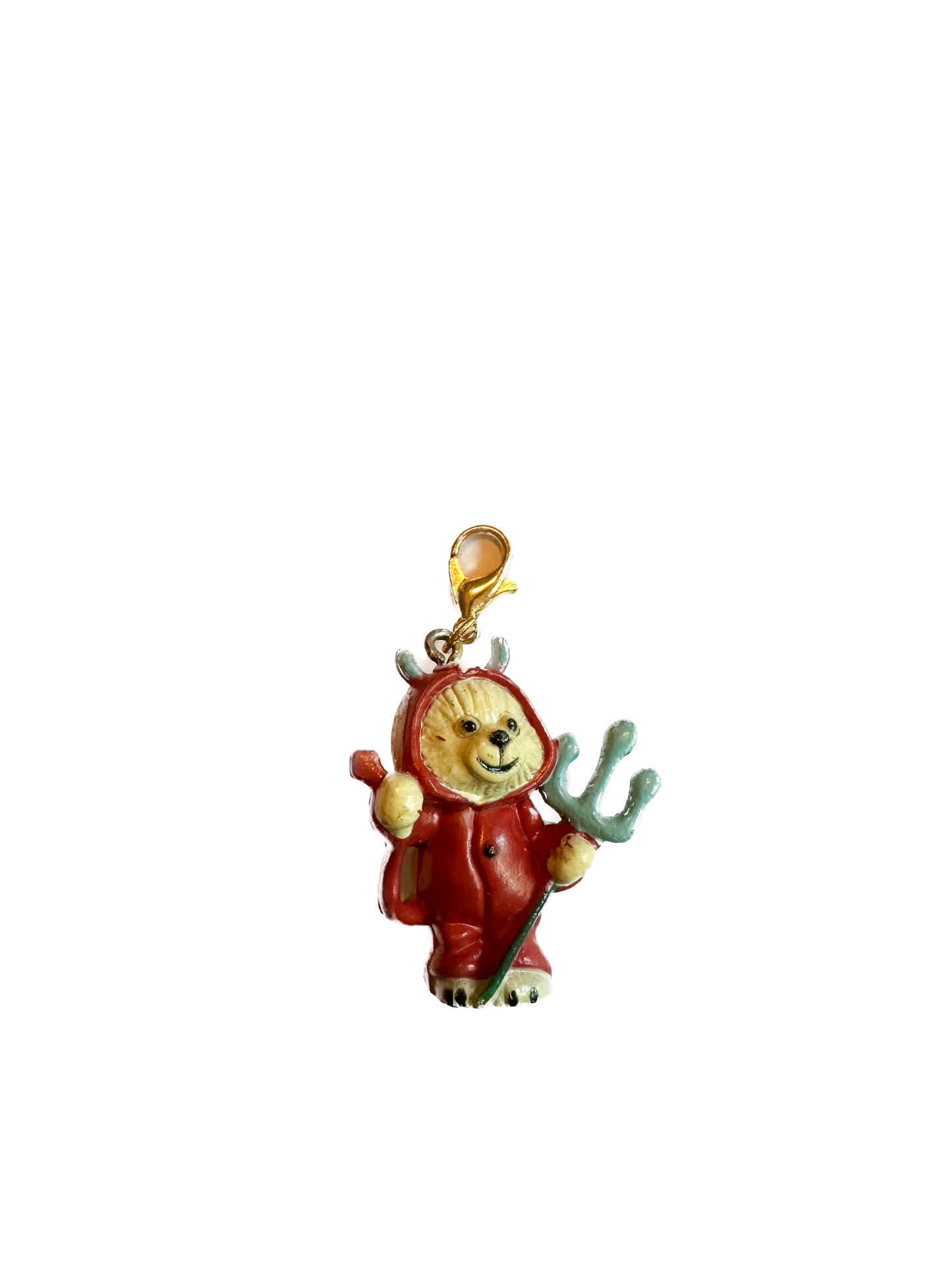 Vintage Halloween Bear Charm