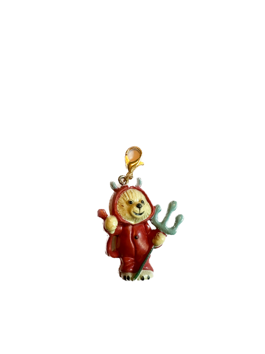 Vintage Halloween Bear Charm
