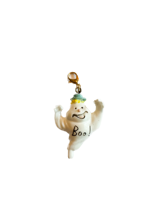 Vintage Ghost Halloween Charm