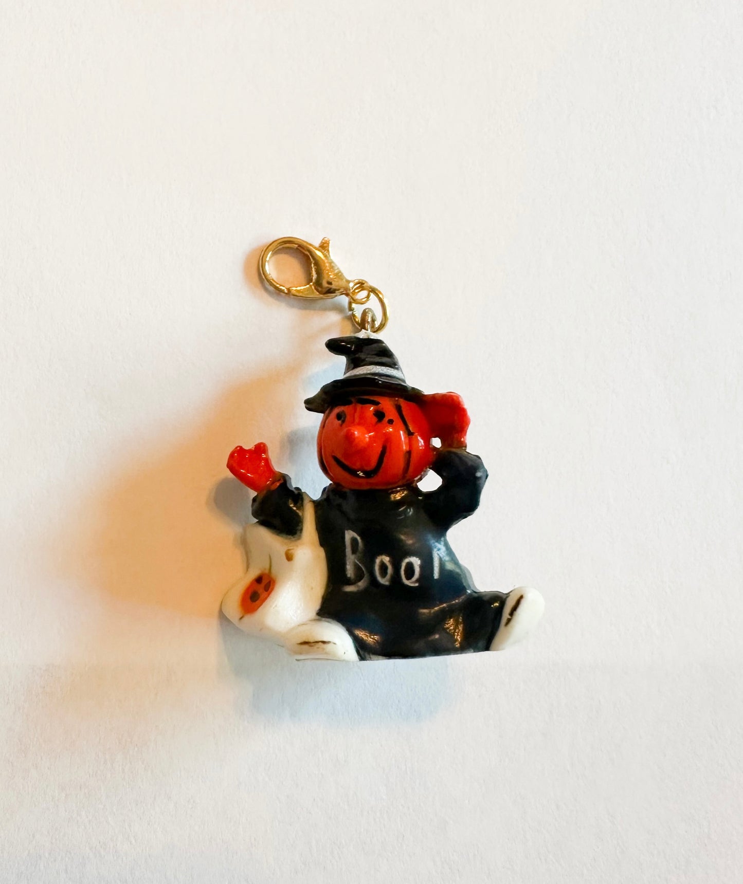 Vintage Pumpkin Halloween Charm