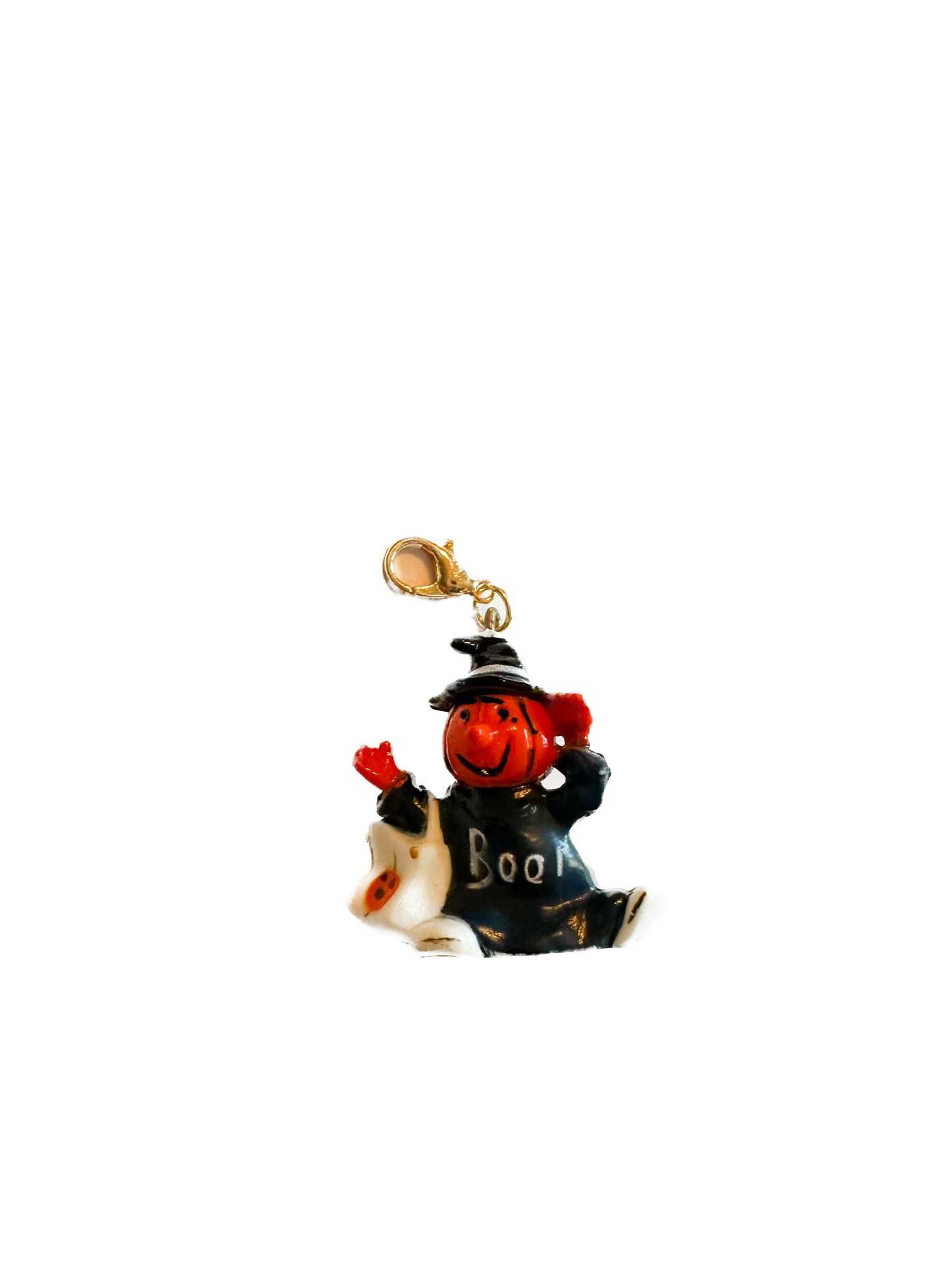 Vintage Pumpkin Halloween Charm