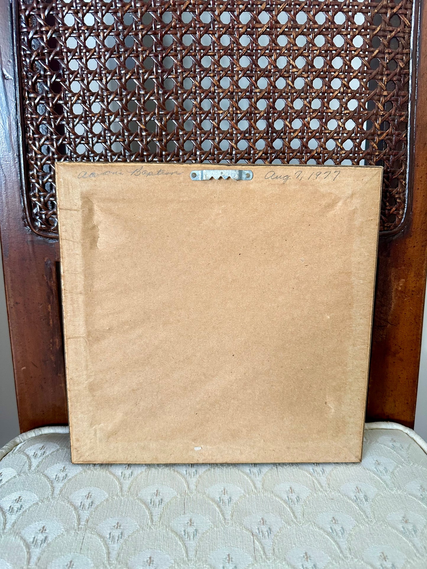 Vintage Goose Framed Needlepoint