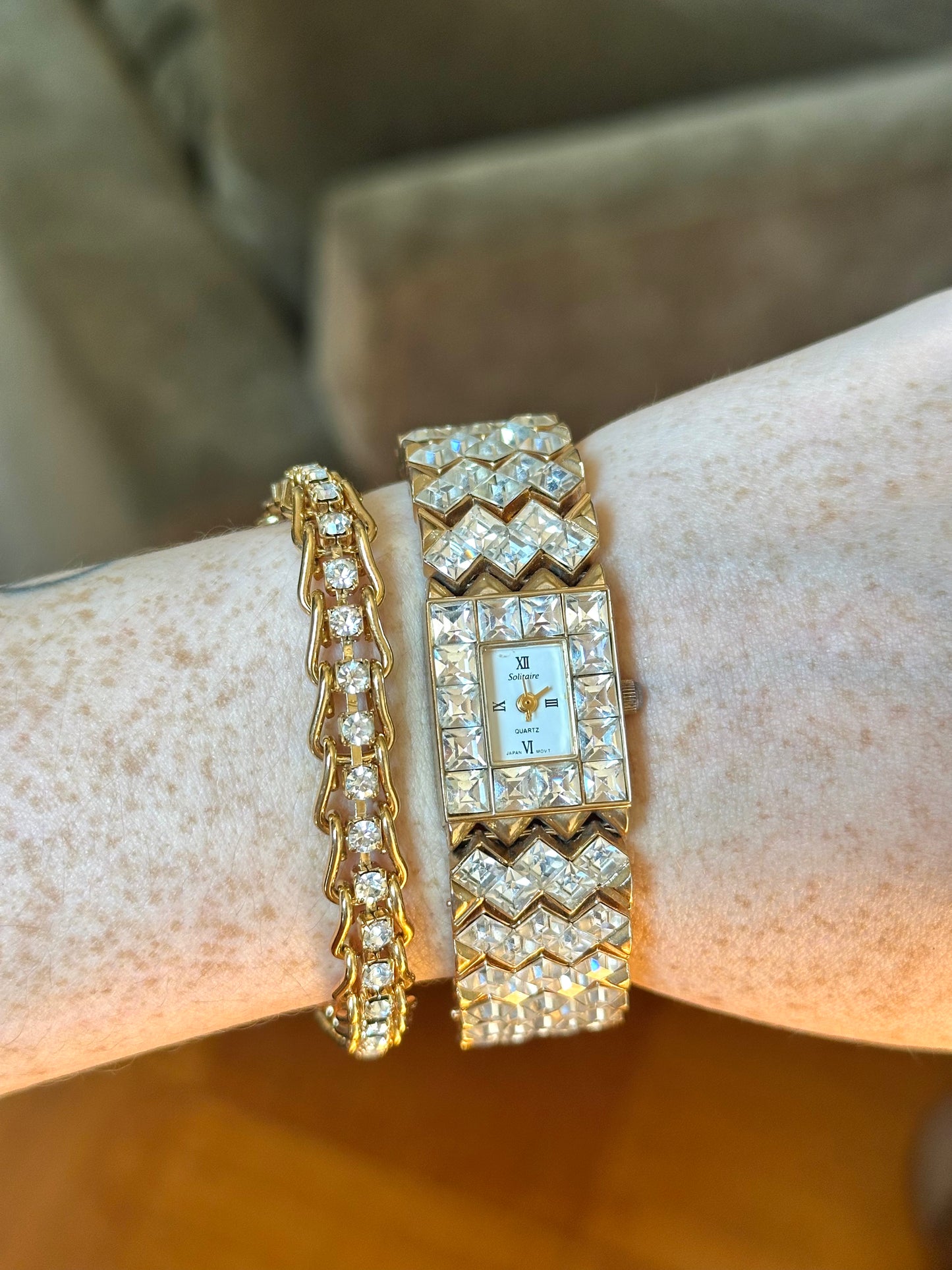 Vintage Crystal Watch