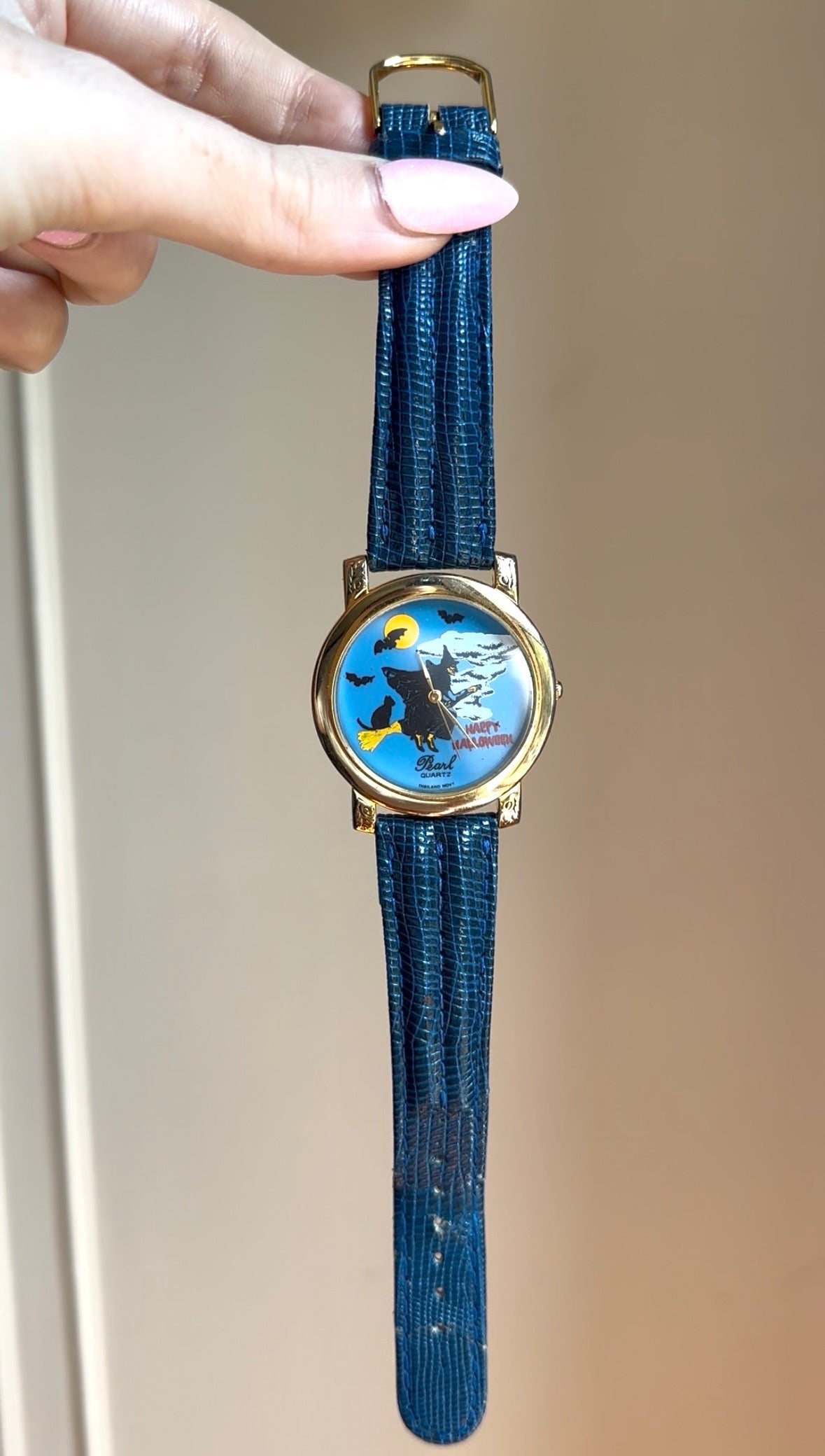 Vintage Halloween Witch Watch