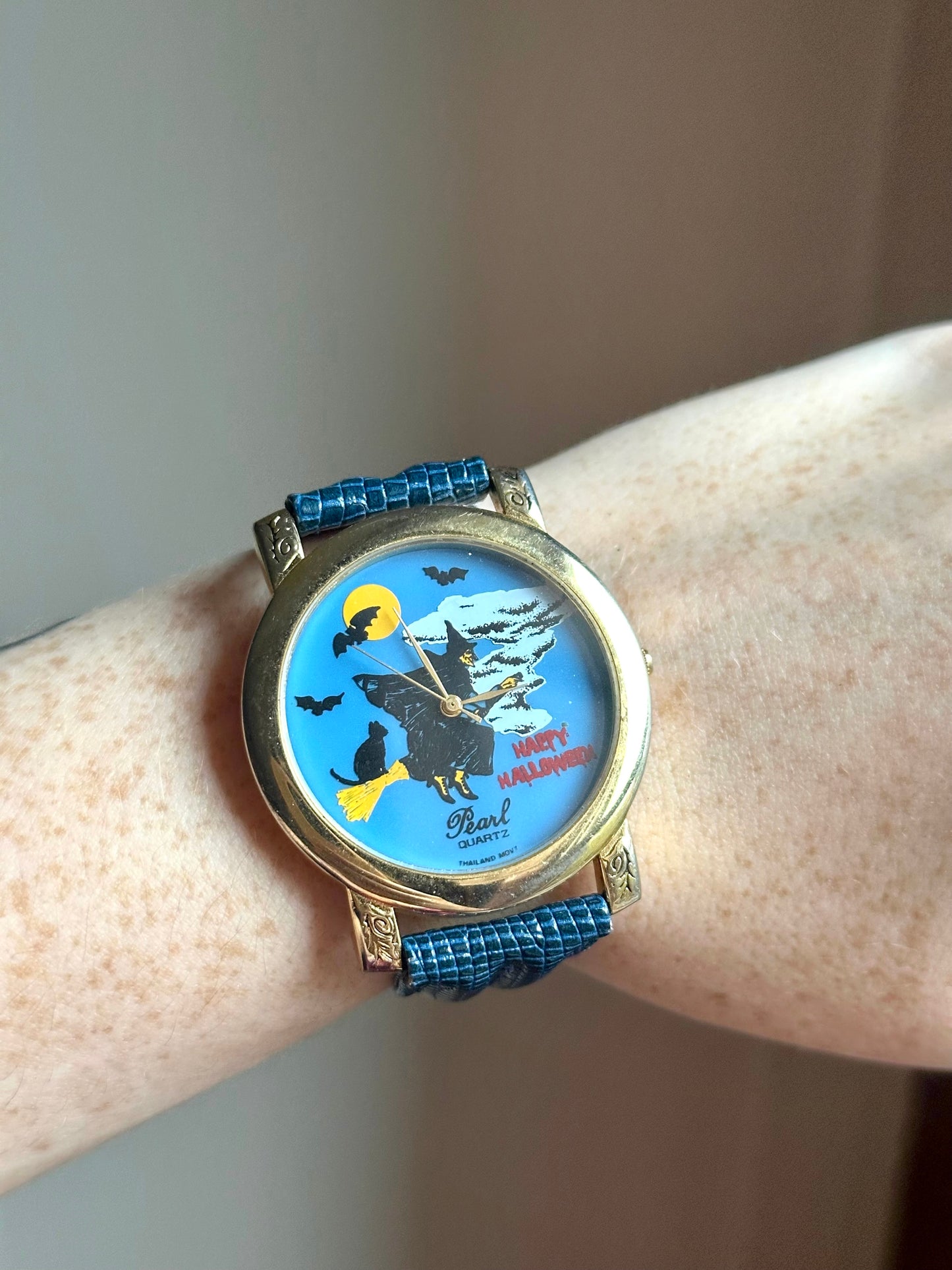 Vintage Halloween Witch Watch
