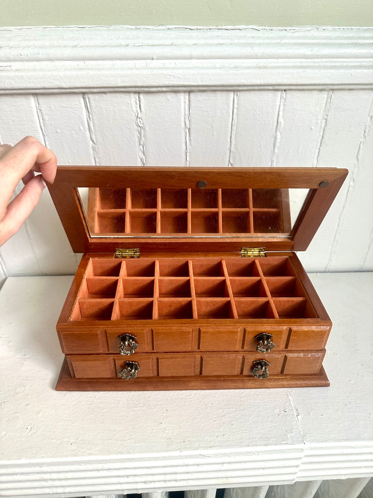 Vintage Wood Jewelry Box