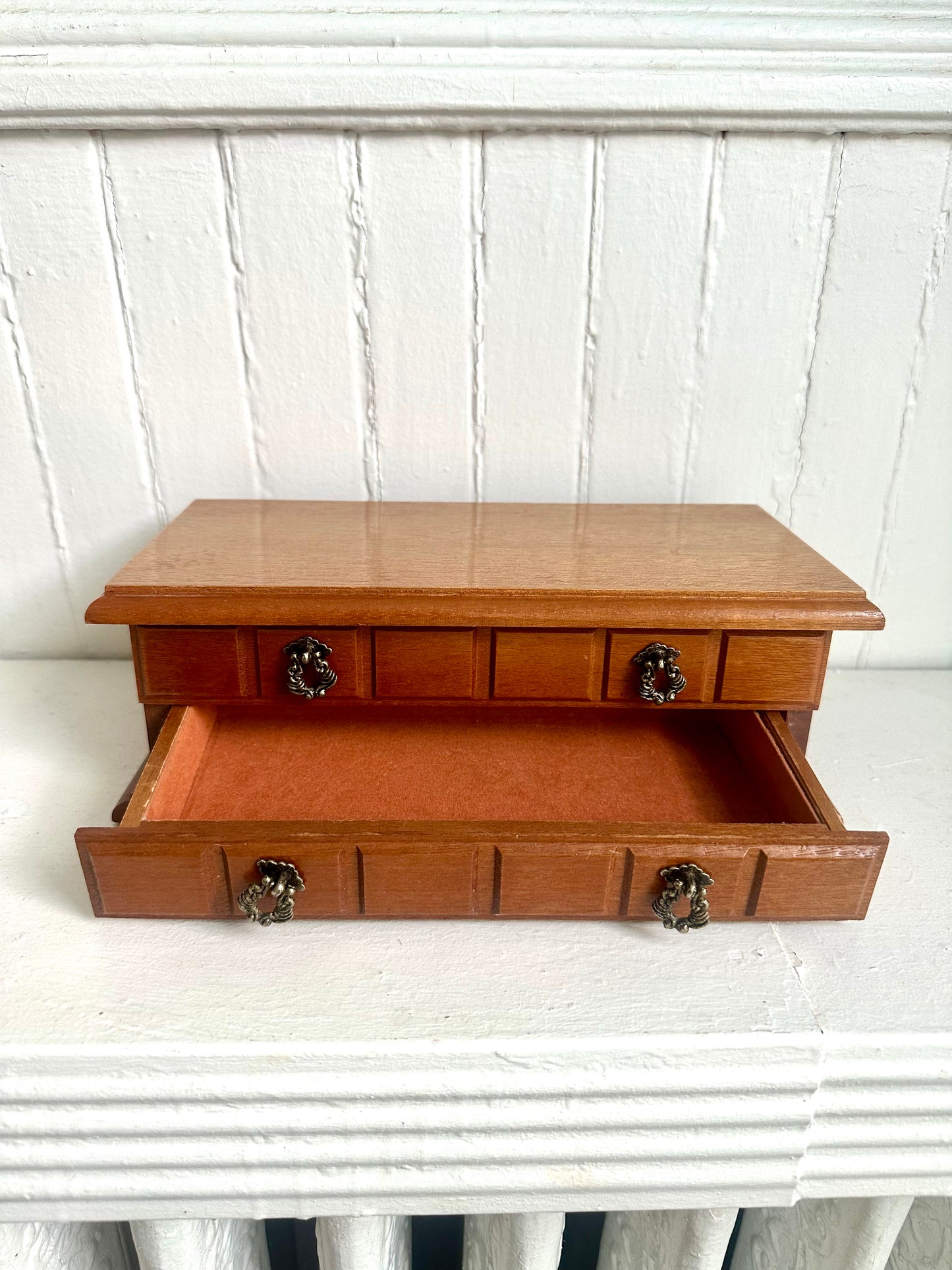 Vintage Wood Jewelry Box