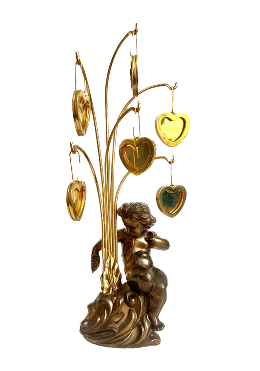 Vintage Cherub Heart Picture Holder