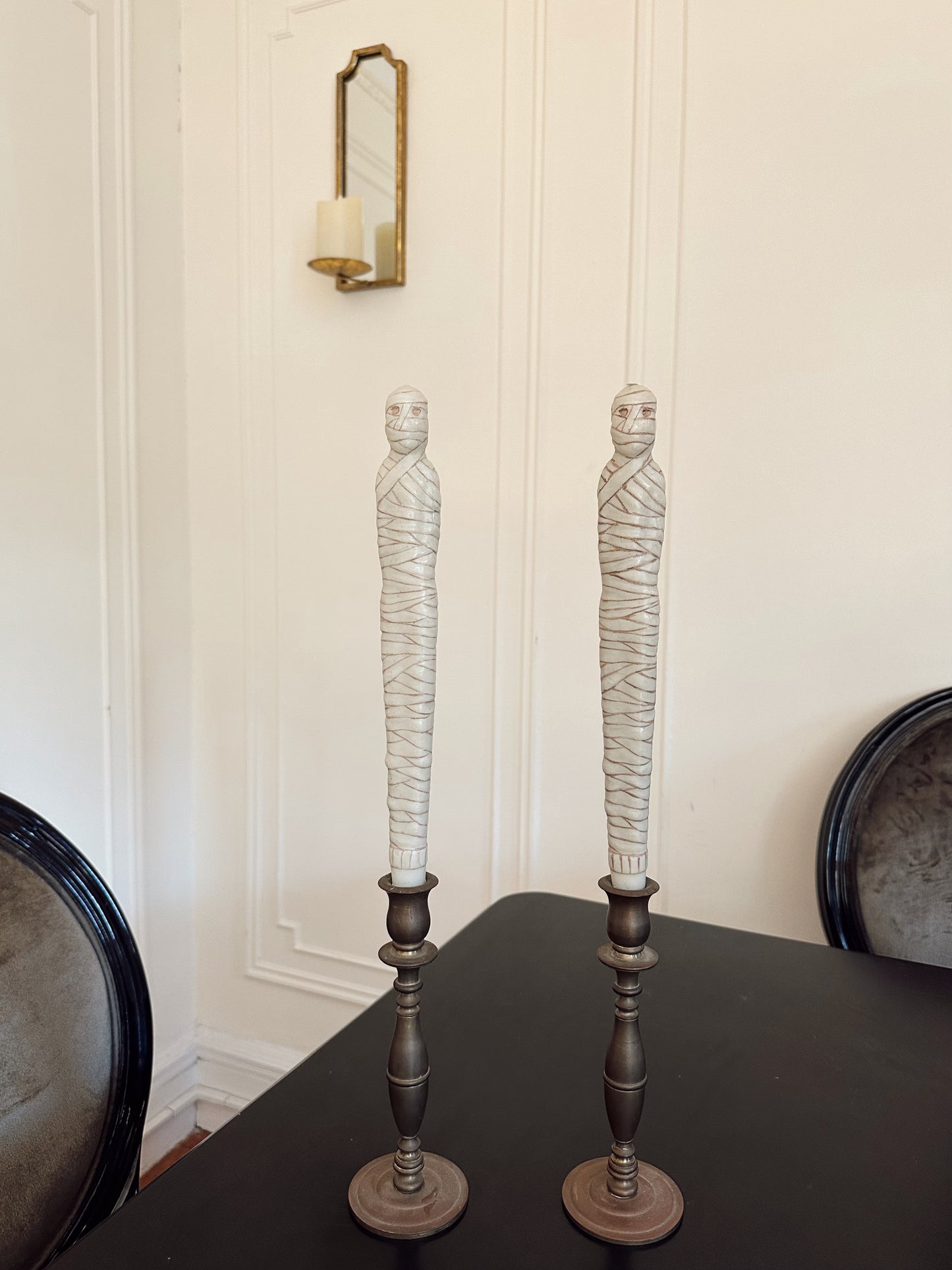 Vintage Mummy Taper Candles